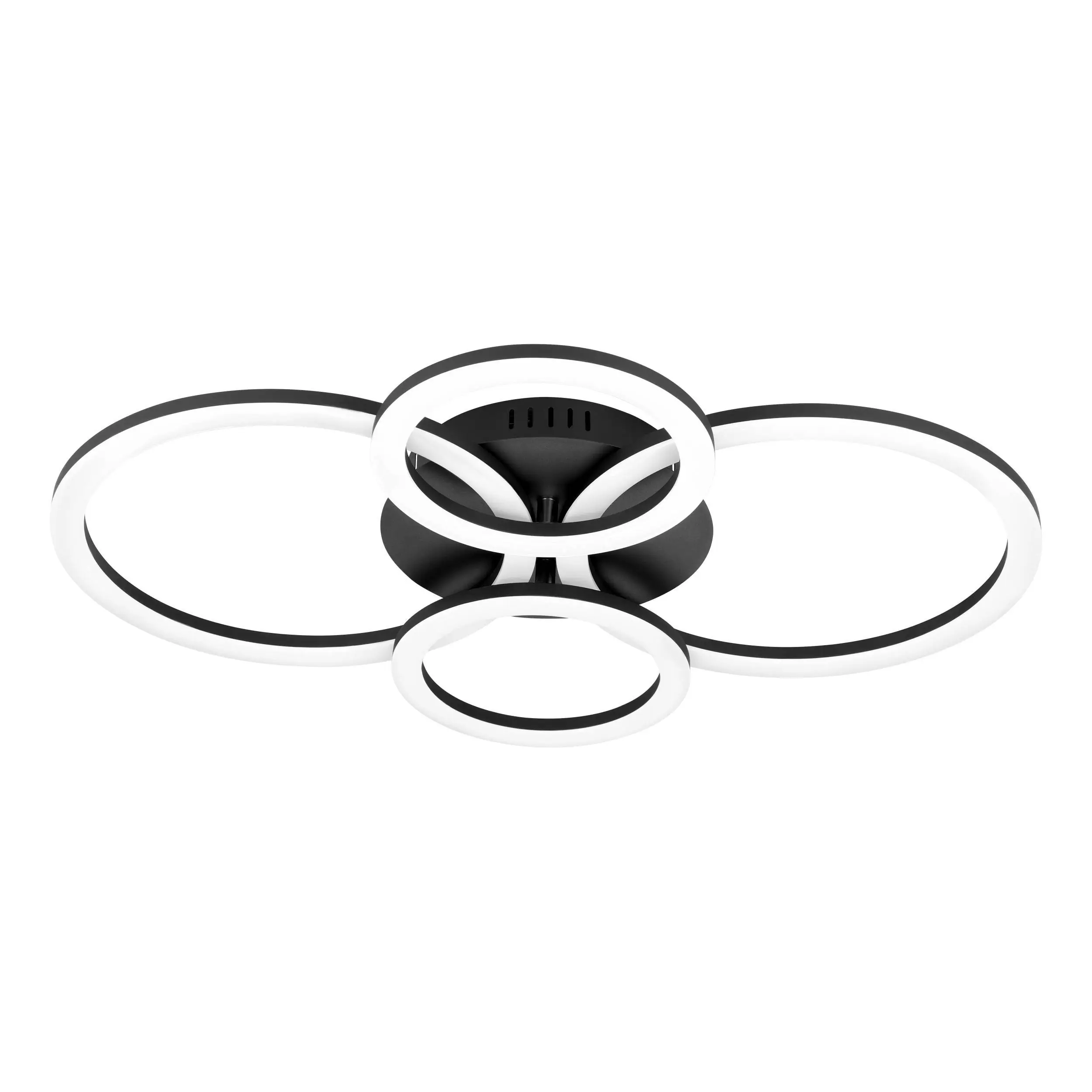 Eglo LED Deckenleuchte Parrapos-Z schwarz 62 x 45 cm RGB dimmbar