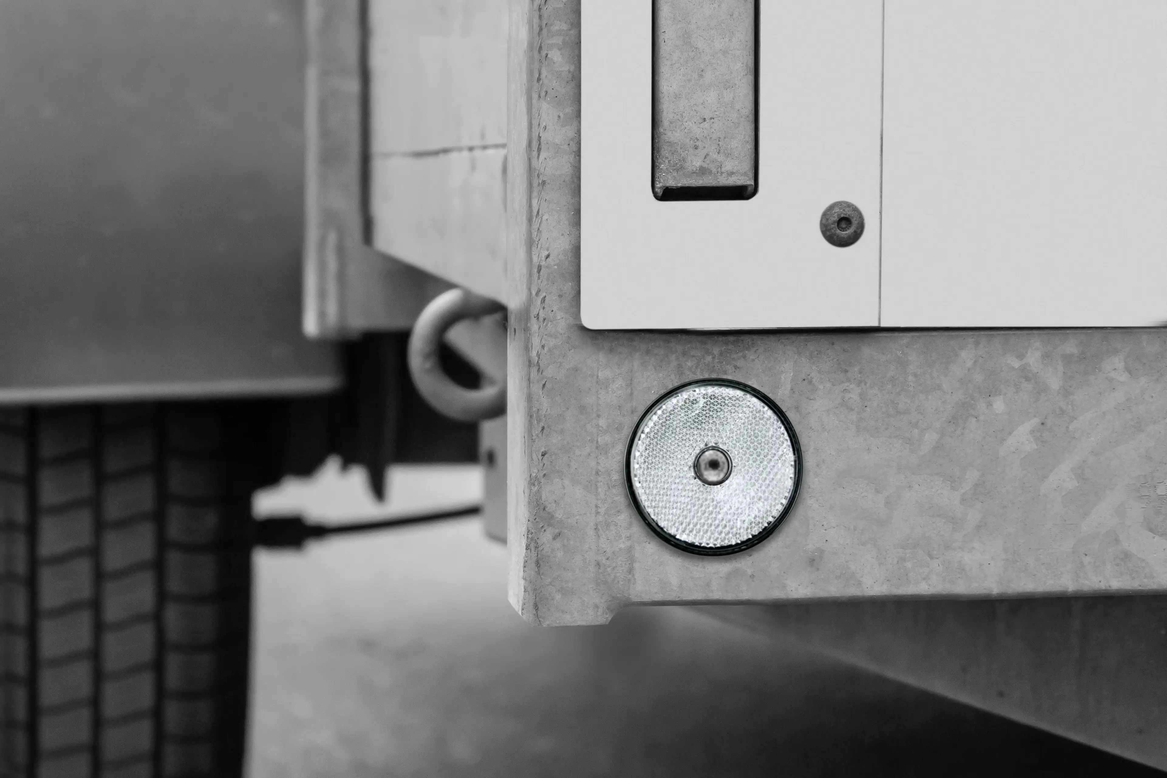 LAS Reflektor rund weiß 2 Stück