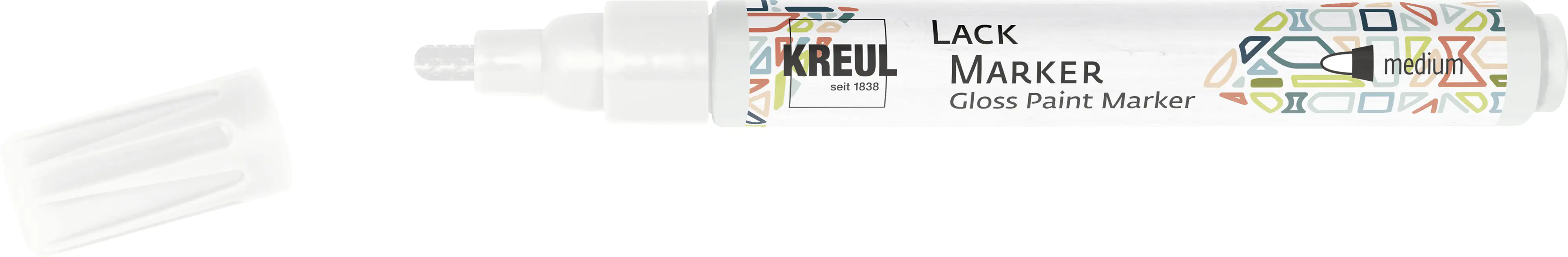 Kreul Lack Marker medium weiß 2 - 4 mm