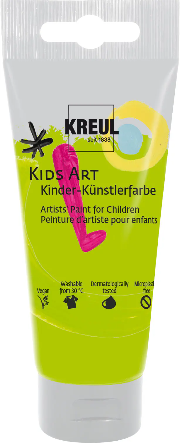 Kreul Kids Art Kinder-Künstlerfarbe gelbgrün 75 ml