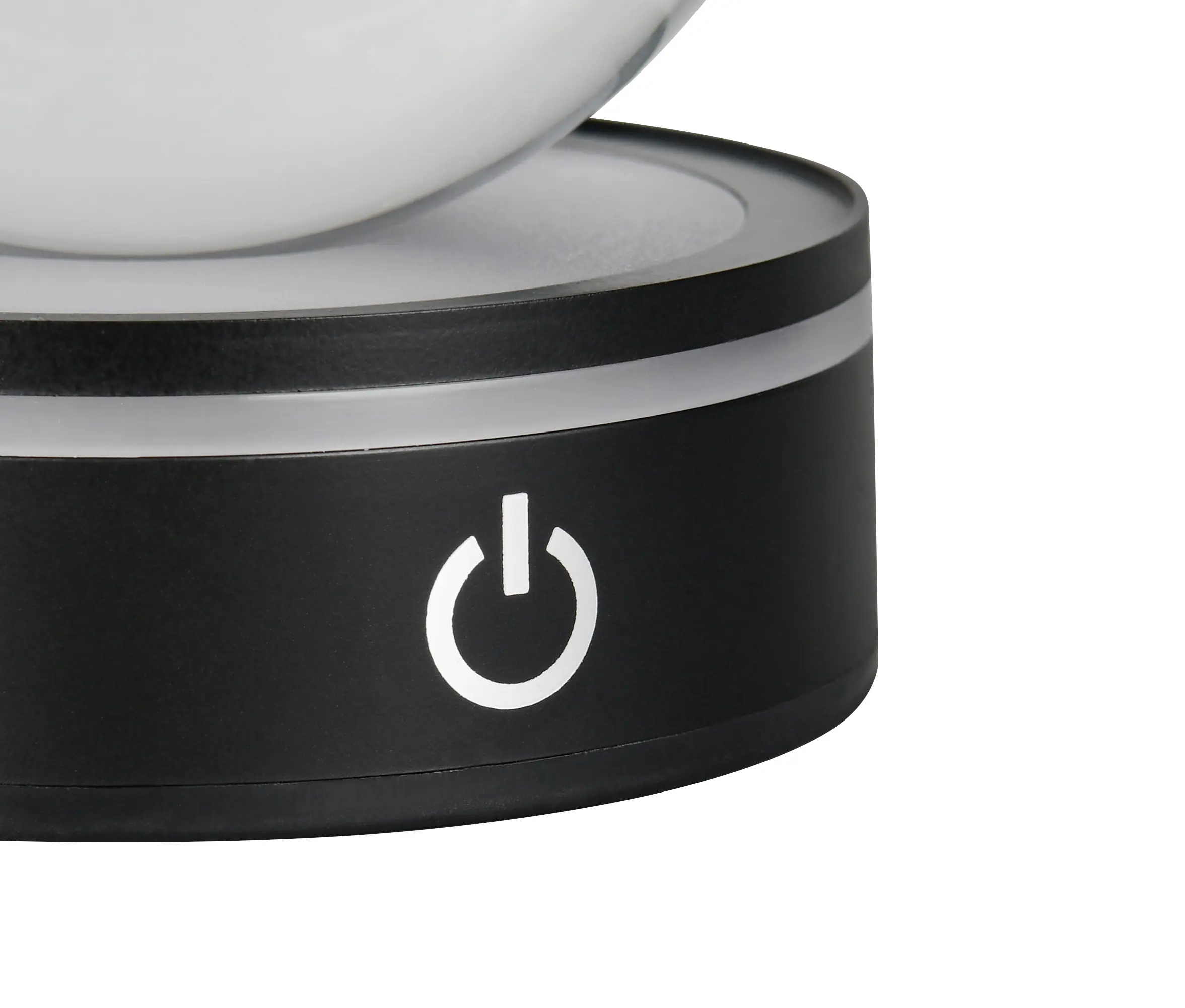 Reality LED-Tischleuchte Rosebud Fun Planeten Ø 8 cm  kaltweiß schwarz matt