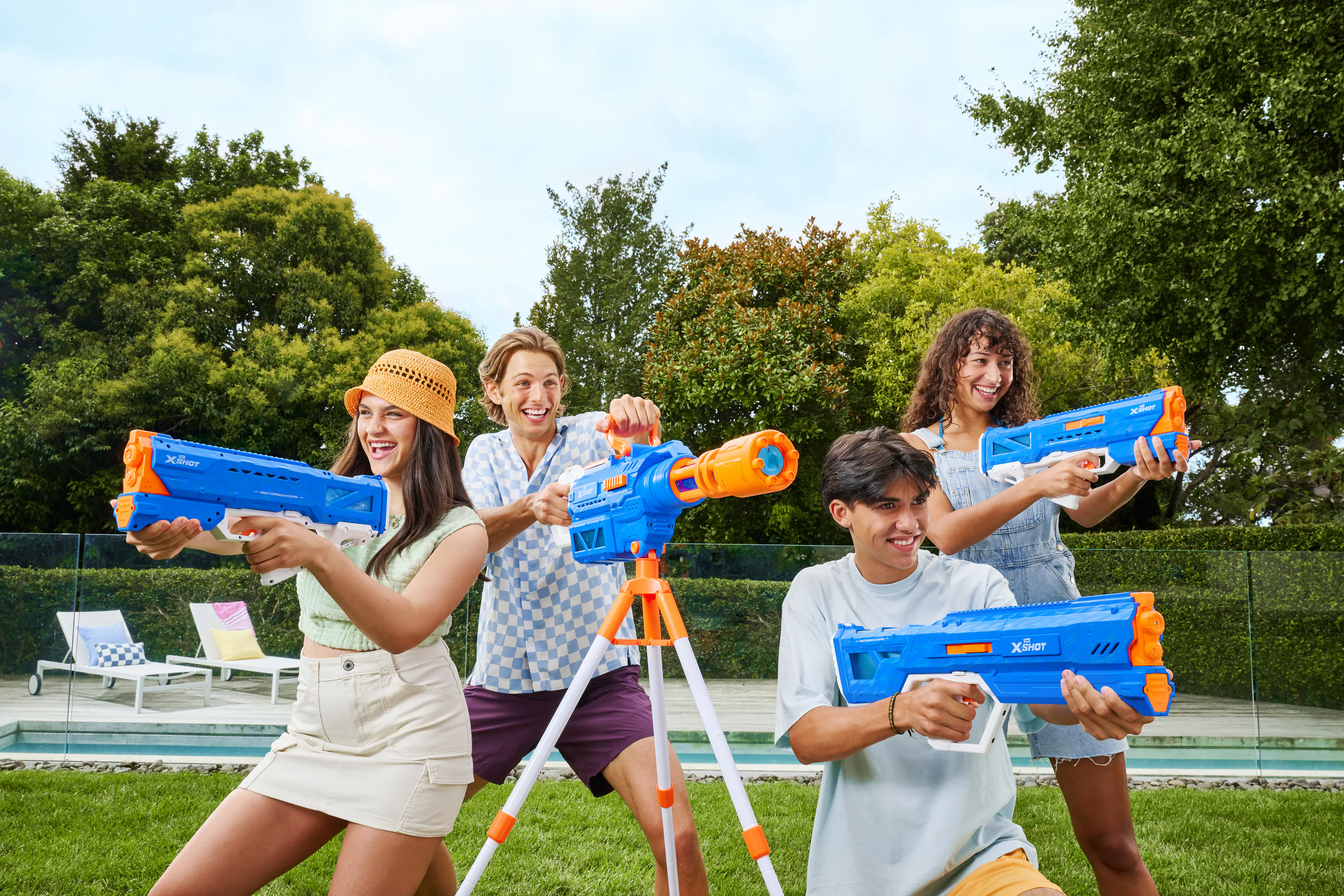 Zuru Wasserpistole X-Shot Water Motor Soaker Fast-Fill