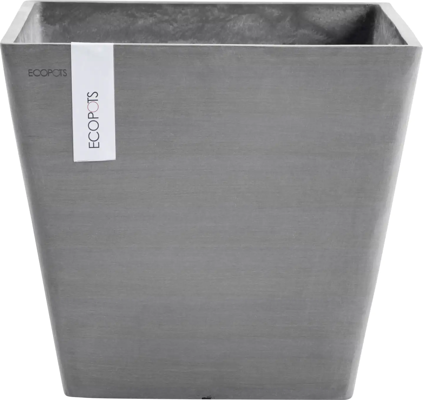 Ecopots Pflanztopf Rotterdam 50 x 50 x 44 cm grau