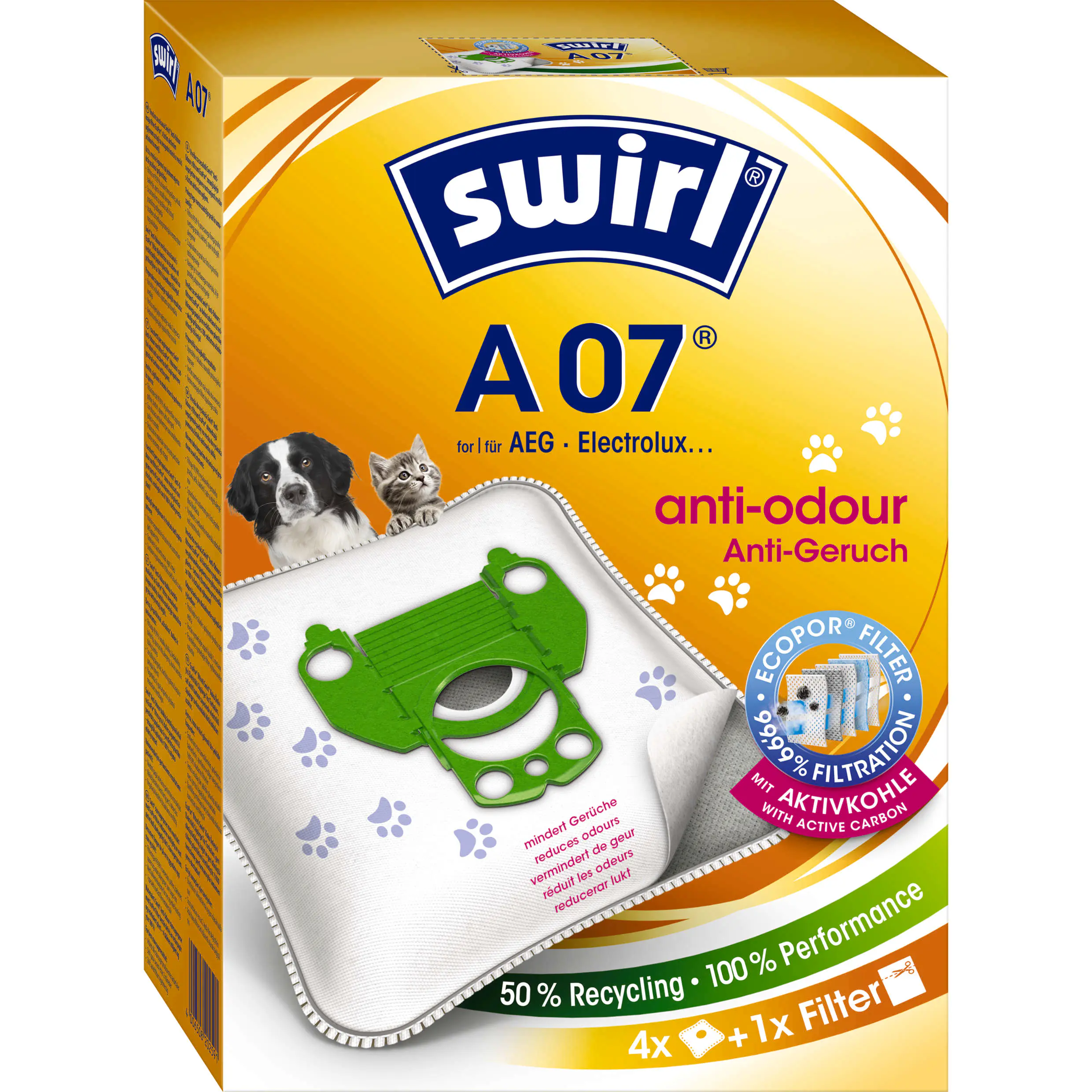 Swirl® A 07 Anti Odour MicroPor® Plus