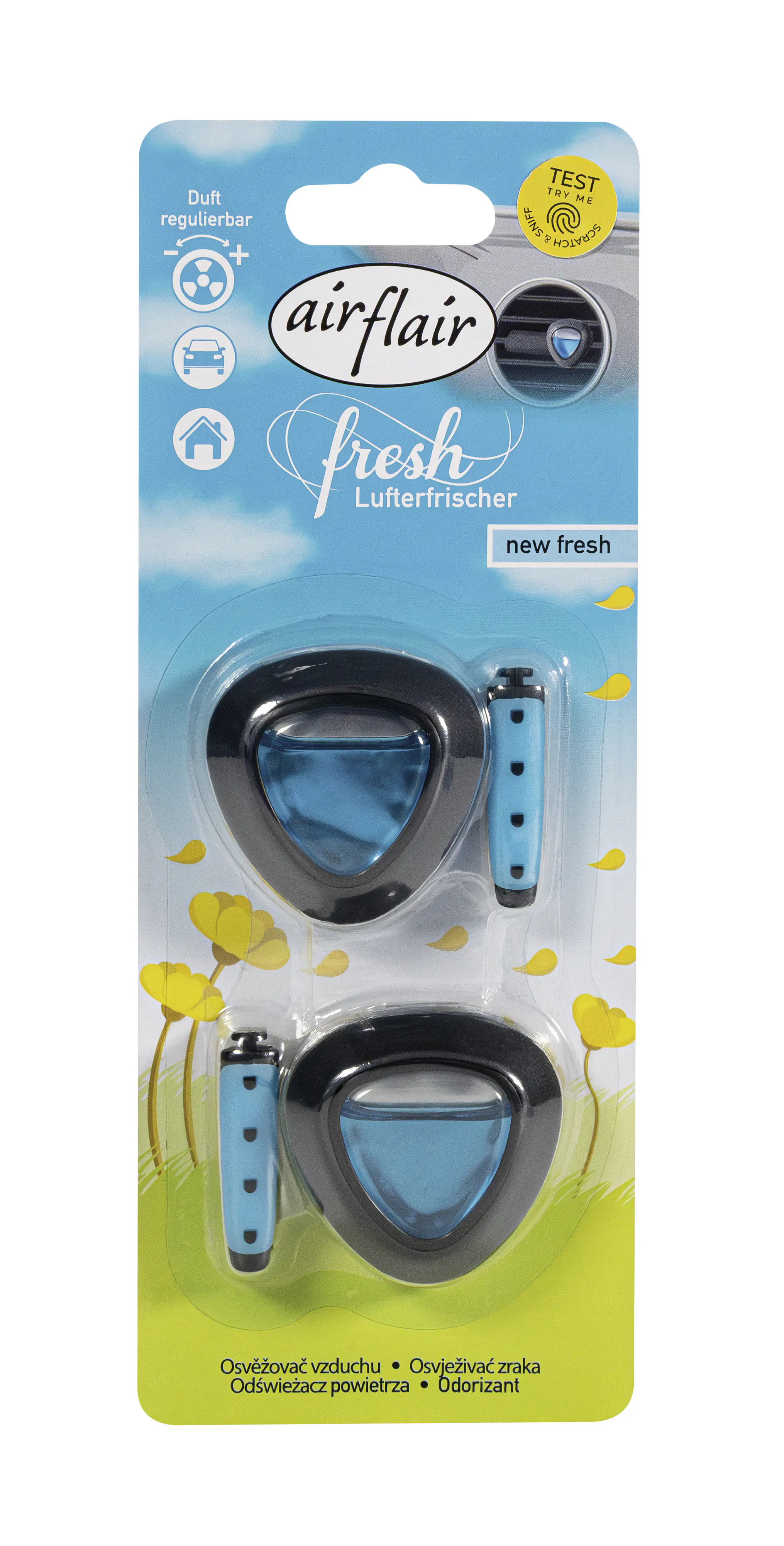 airflair Lufterfrischer Clip Double Diffusor New Fresh airflair Lufterfrischer Clip Double Diffusor New Fresh