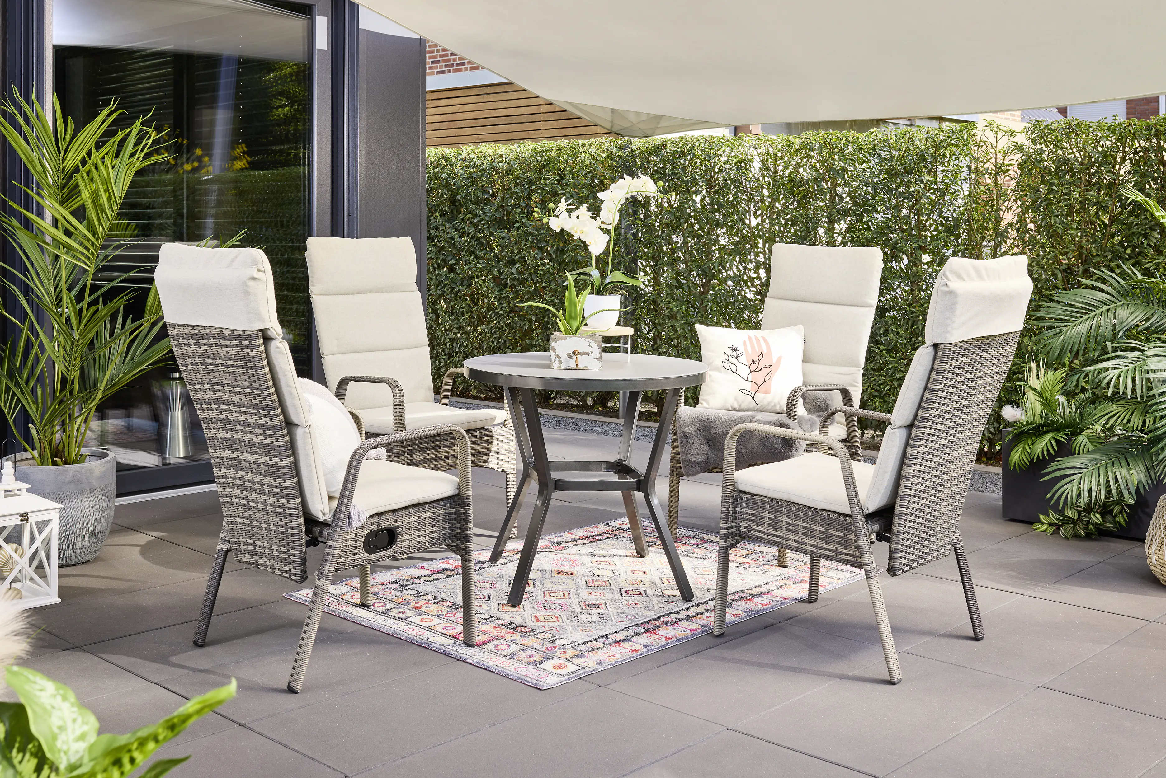 TrendLine Aluminiumtisch Pero Ø 80 cm