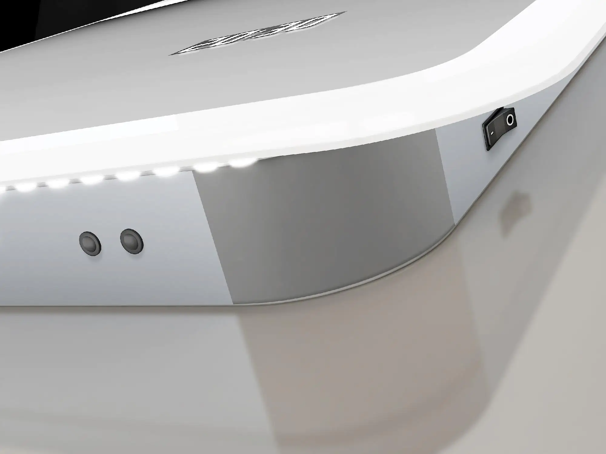 DSK LED Lichtspiegel Silver Sintra 45x70 cm DSK LED Lichtspiegel Silver Sintra 45x70 cm