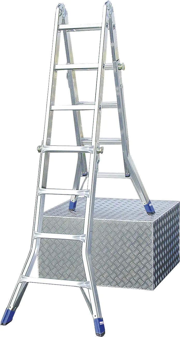 Krause Aluminium-Gelenk-Teleskopleiter STABILO 5 m