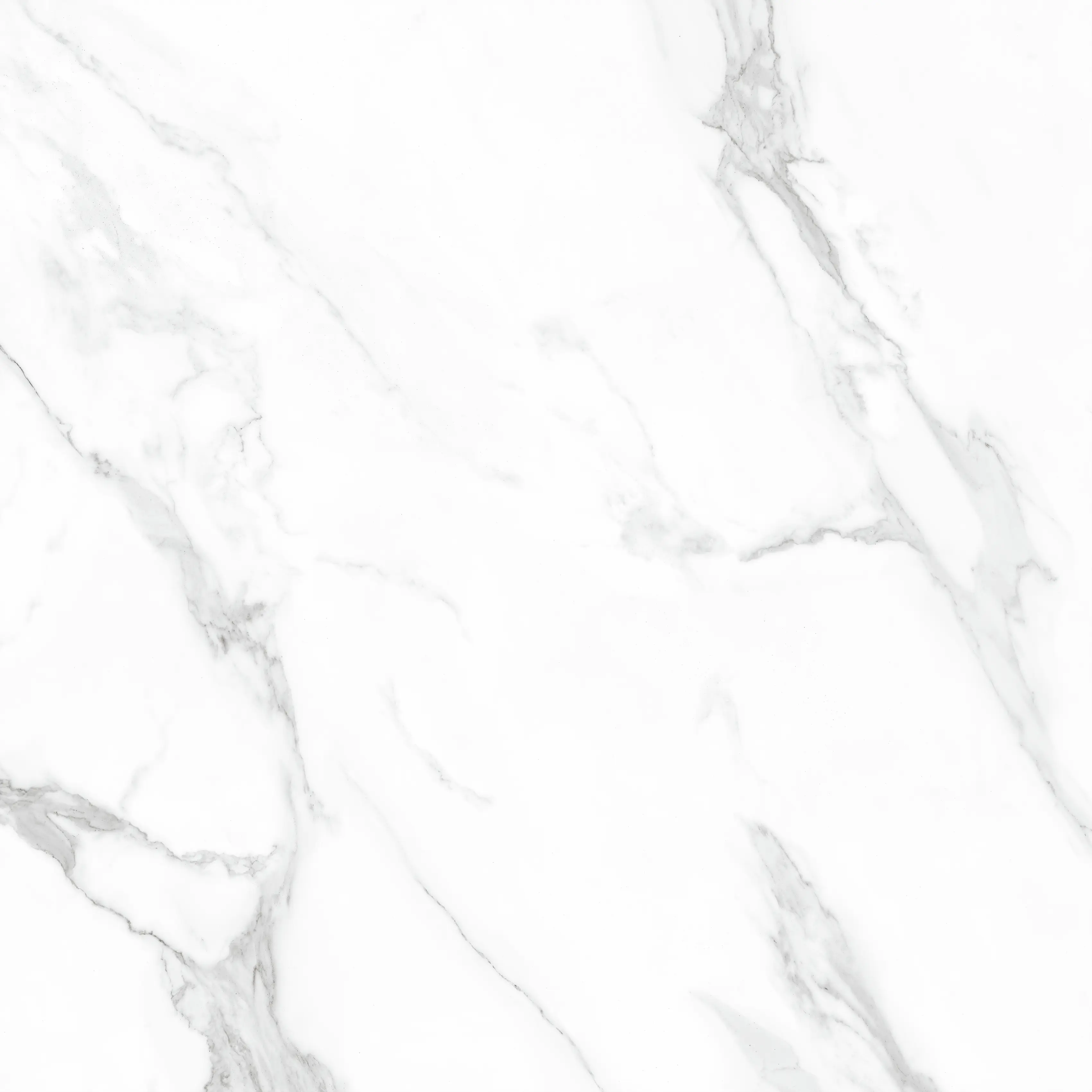 Bodenfliese Feinsteinzeug Lux Statuario Marmorea 120 x 120 cm weiß