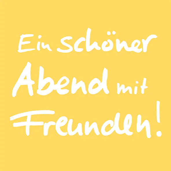 Braun & Company Servietten gelb 33 x 33 cm - 20er Pack