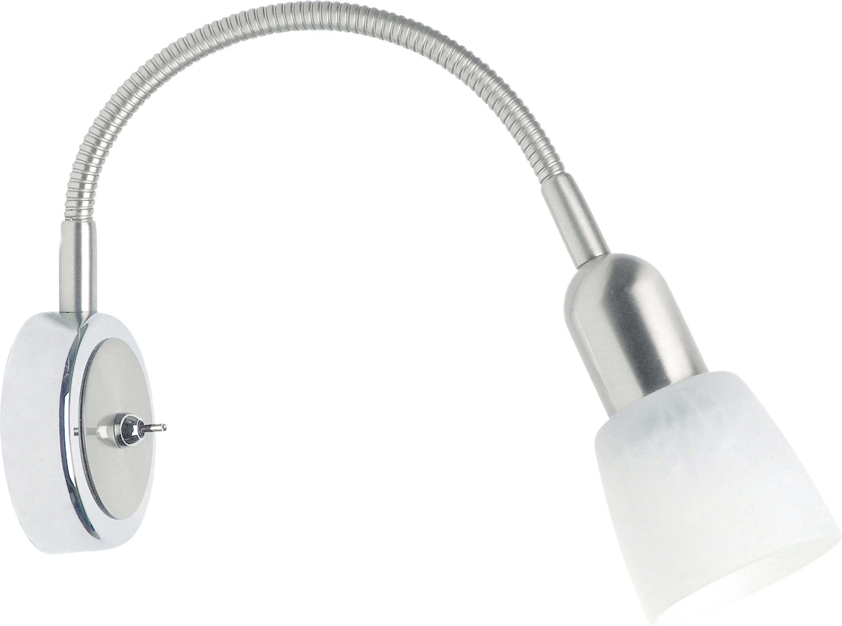 Brilliant Wandspot Sofia eisen-chrom 37 x 9 cm E14 max. 40 W mit Schalter