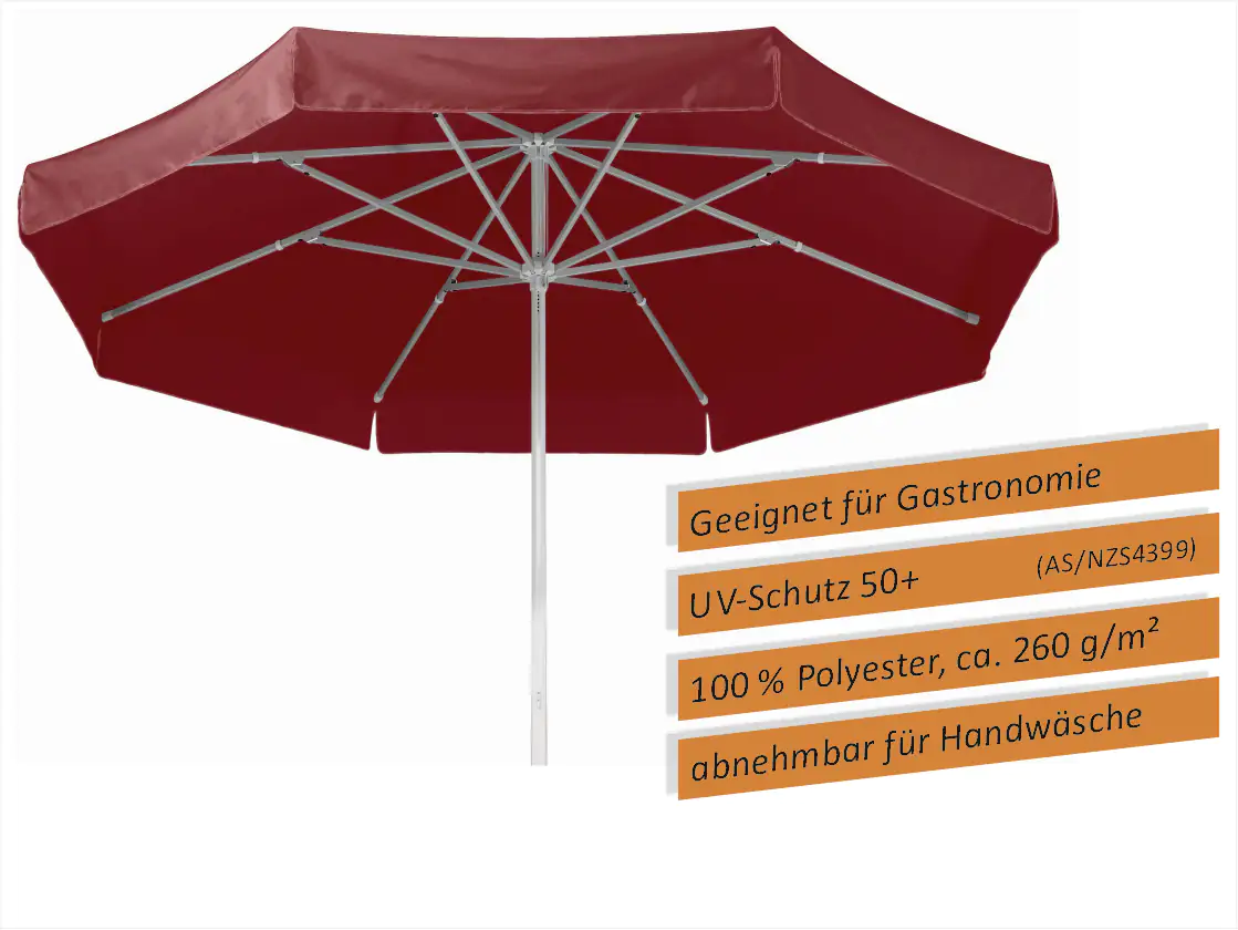 Schneider Sonnenschirm Jumbo bordeaux Ø 400 cm
