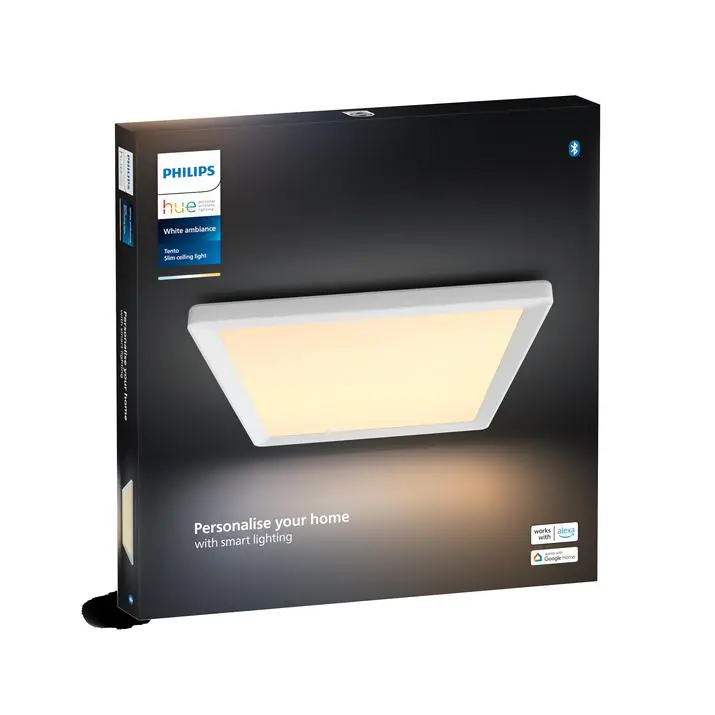 Philips Hue LED Deckenleuchte Tento eckig  weiß 39,5 x 39,5 cm warmweiß-kaltweiß
