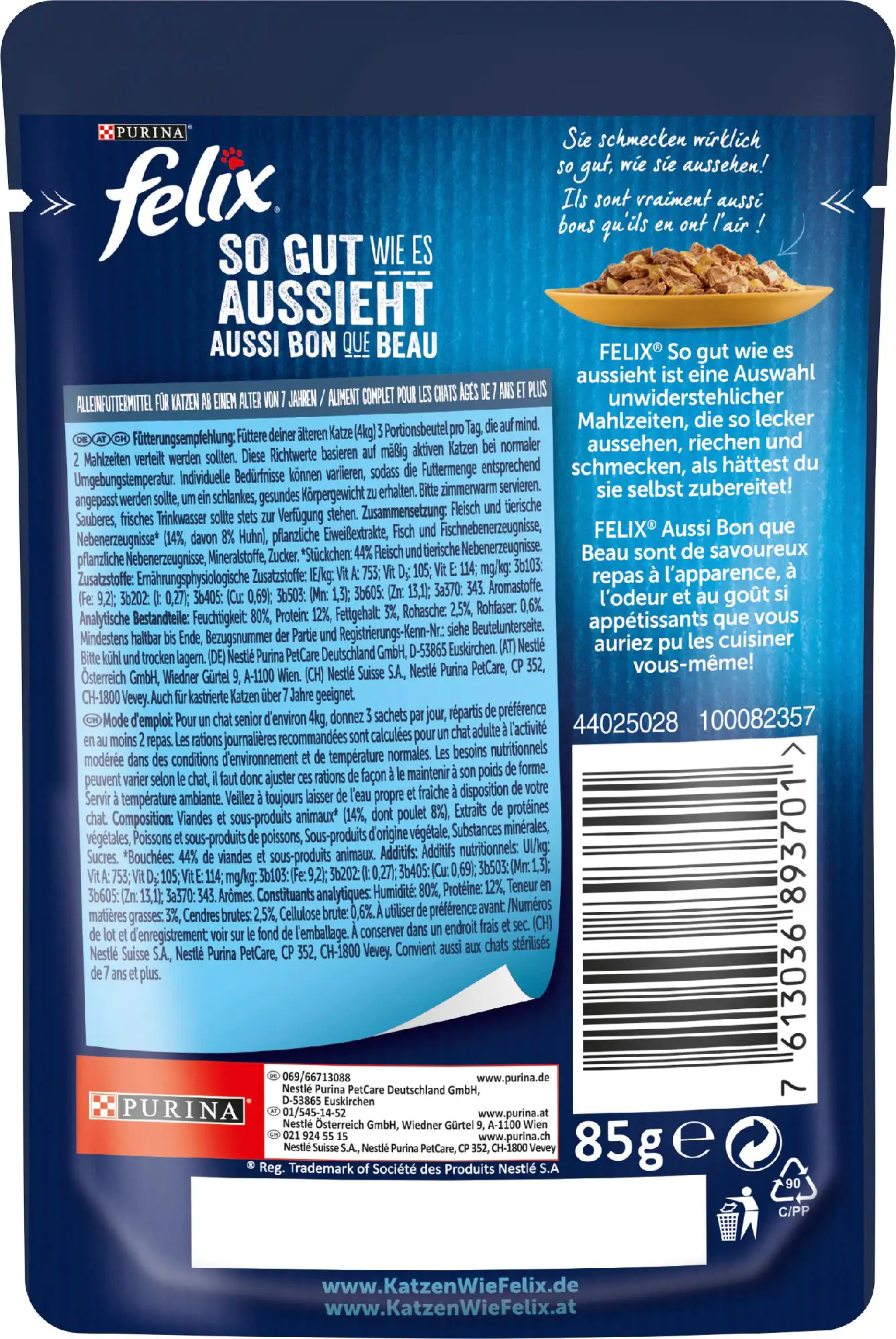 Felix So gut wie es aussieht in Gelee Senior 85 g