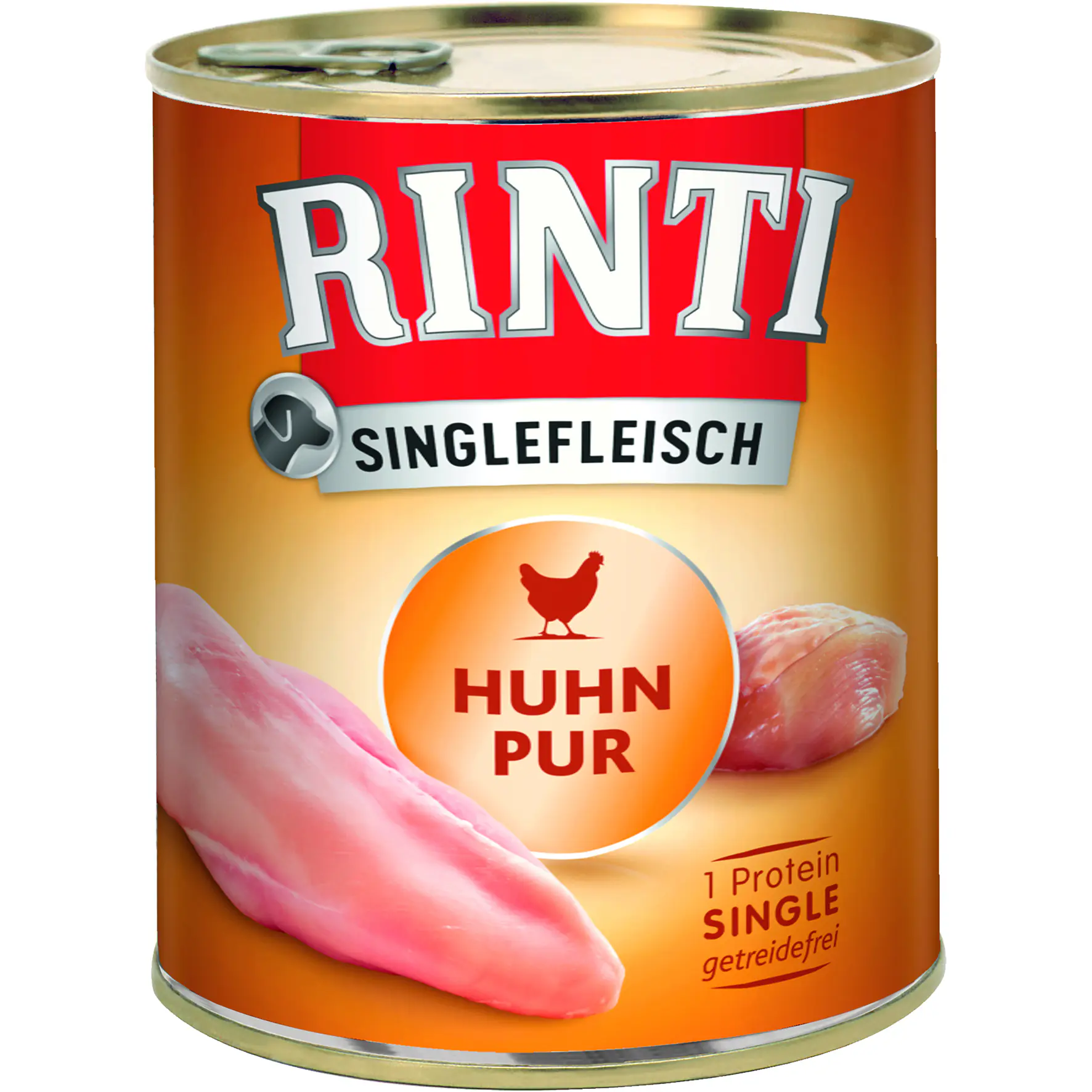 Rinti Singlefleisch Hundenassfutter Adult getreidefrei 800 g Huhn