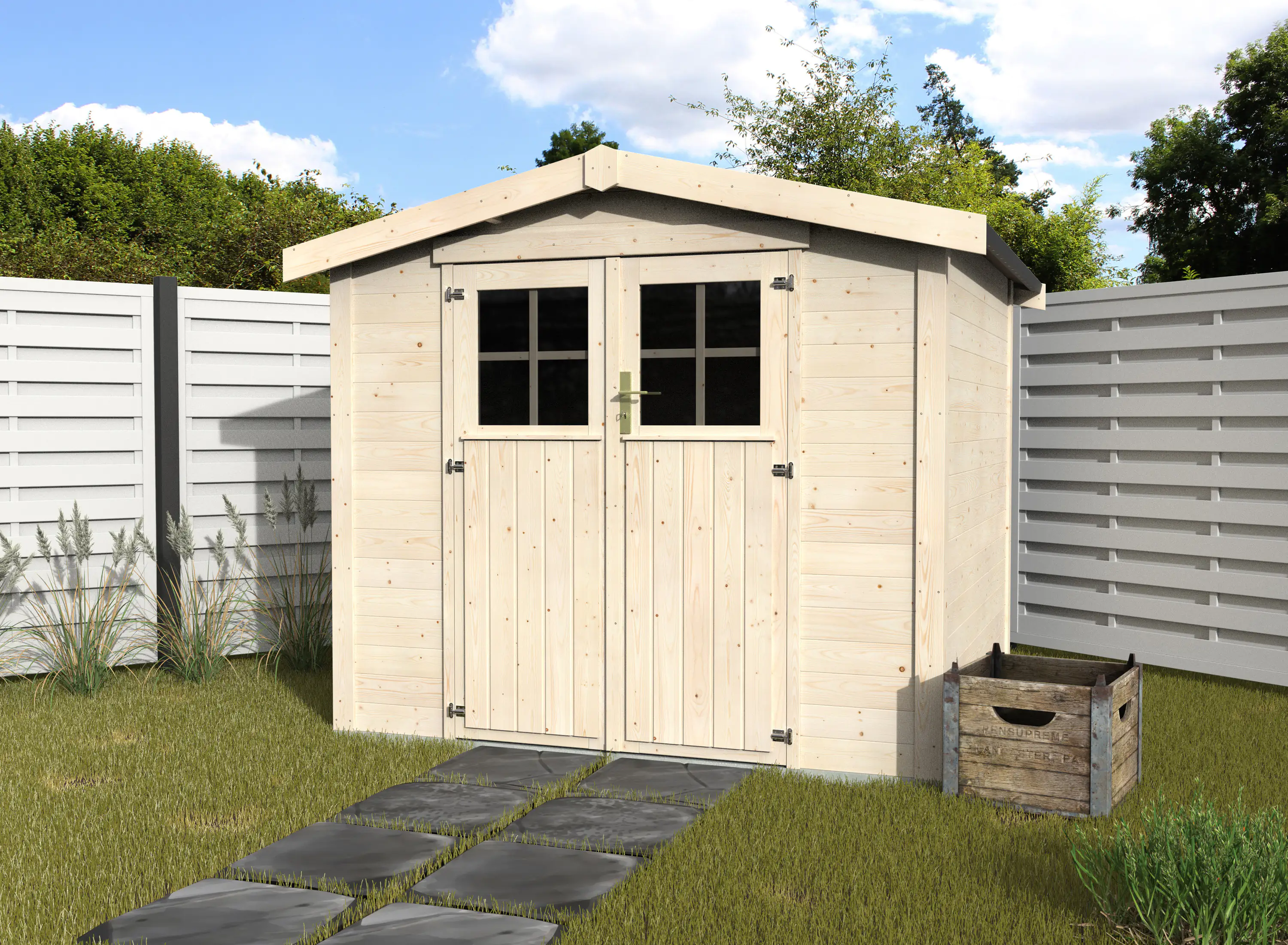 Decor et Jardin Gartenhaus Marly 230 x 217 cm natur