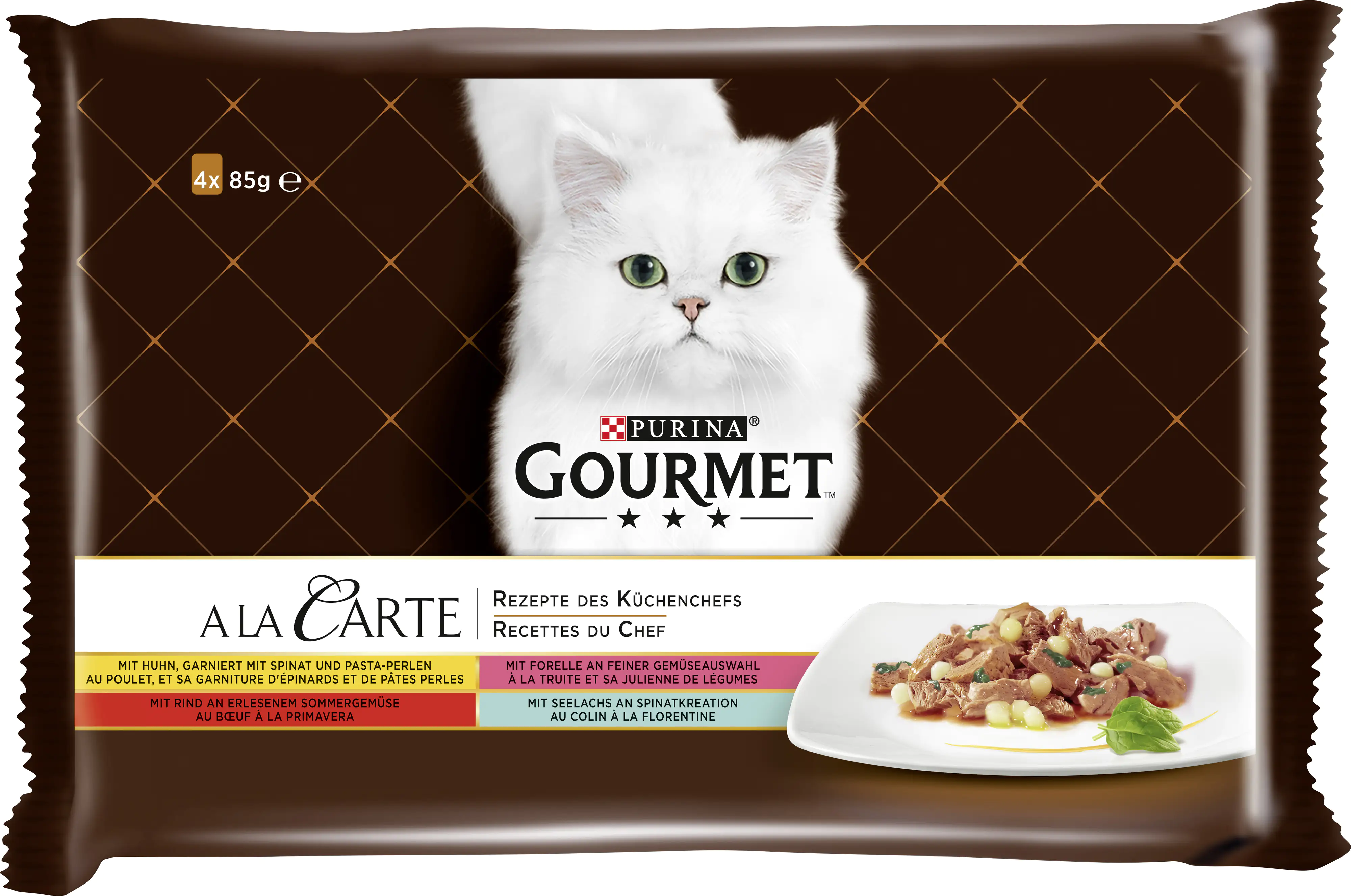 Gourmet A la Carte Rezepte des Küchenchefs 4x 85g