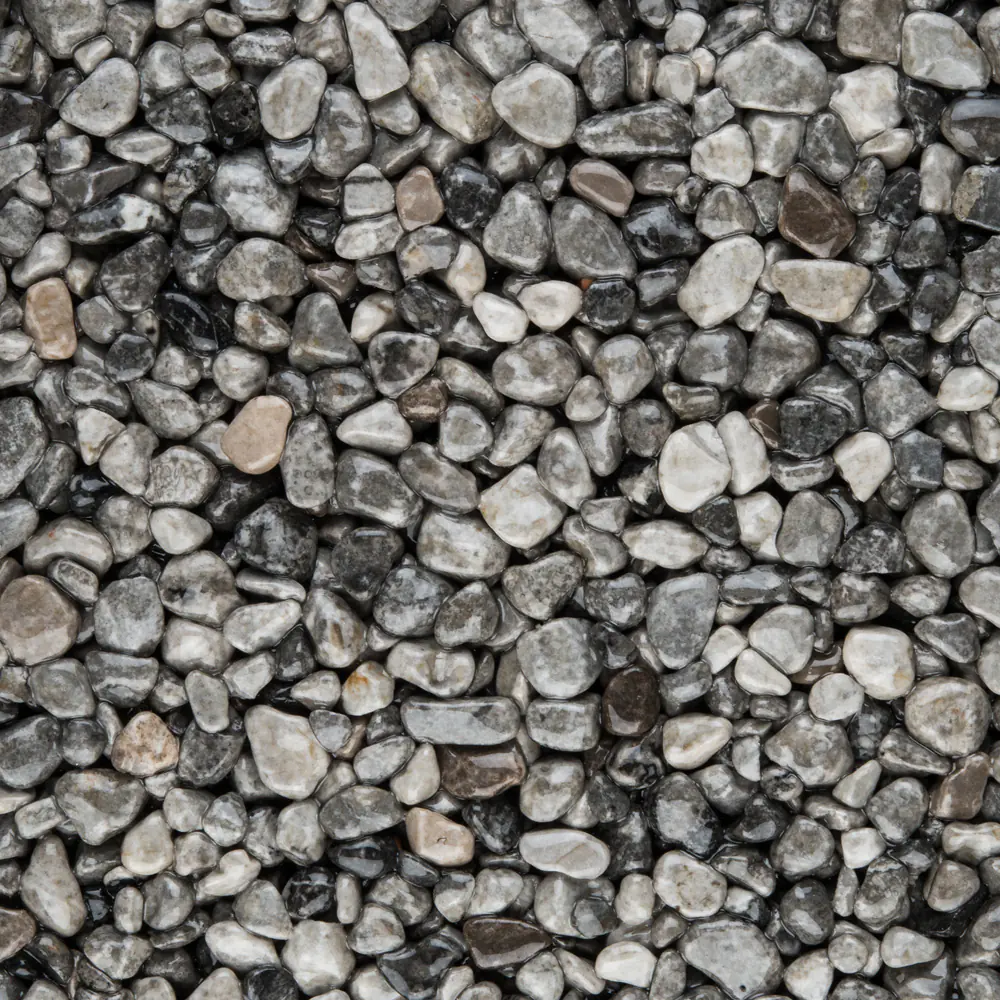 RAVELLO Steinteppich Boden Indoor Körnung Gross Farbe grau 26 kg Set