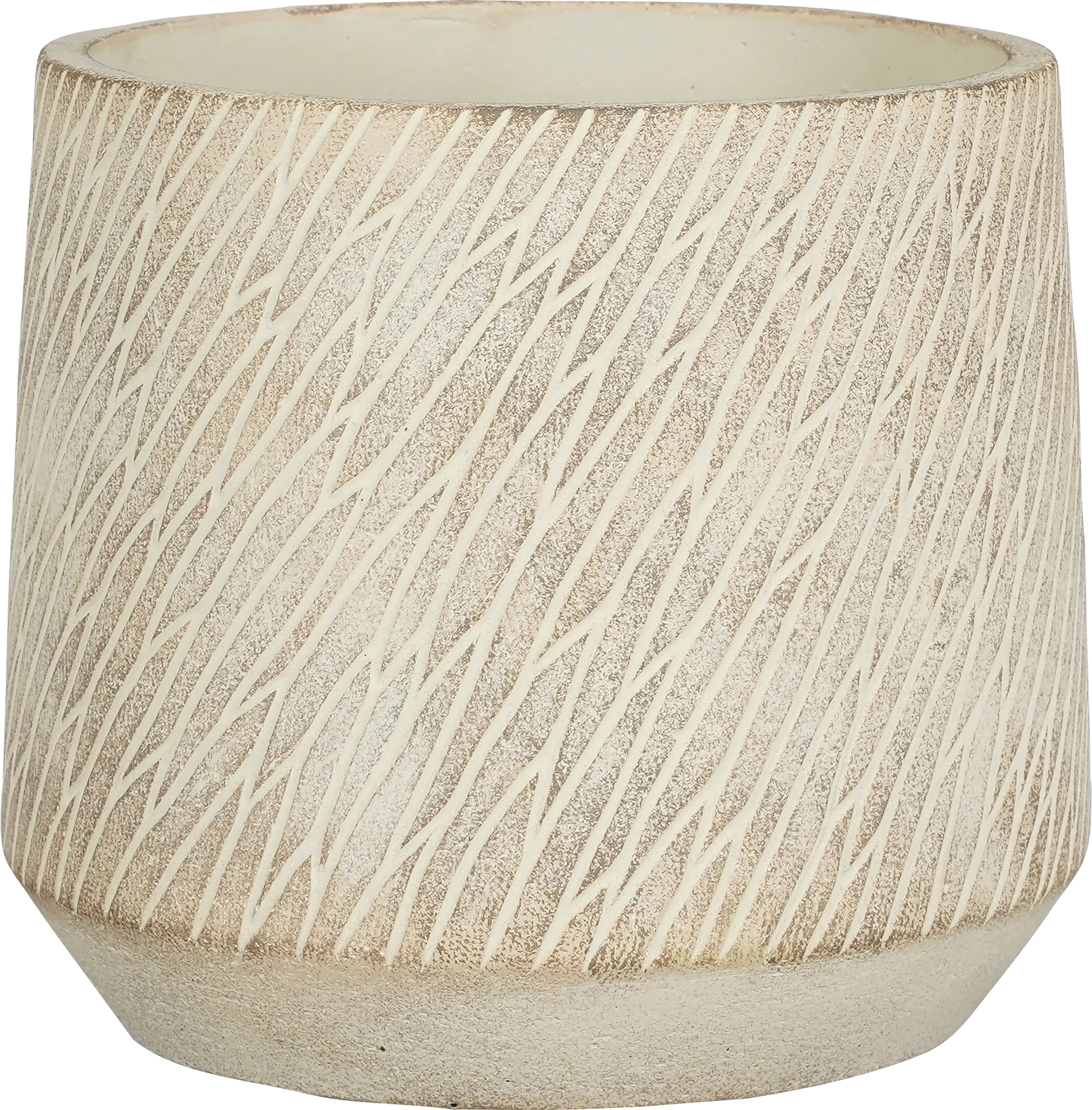 Mica Übertopf Camino  Ø 18,5 x 16,5 cm taupe