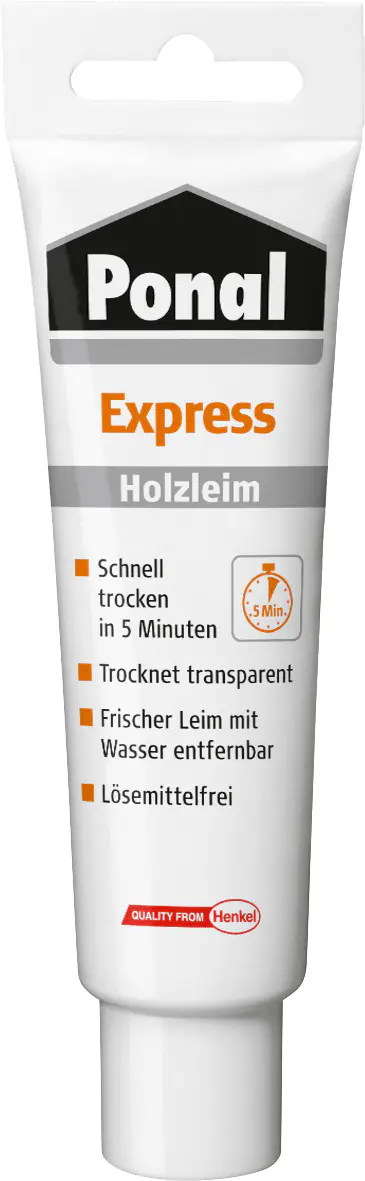 Ponal Holzleim Express 60 g Standtube, transparent Ponal Holzleim Express 60 g Standtube, transparent