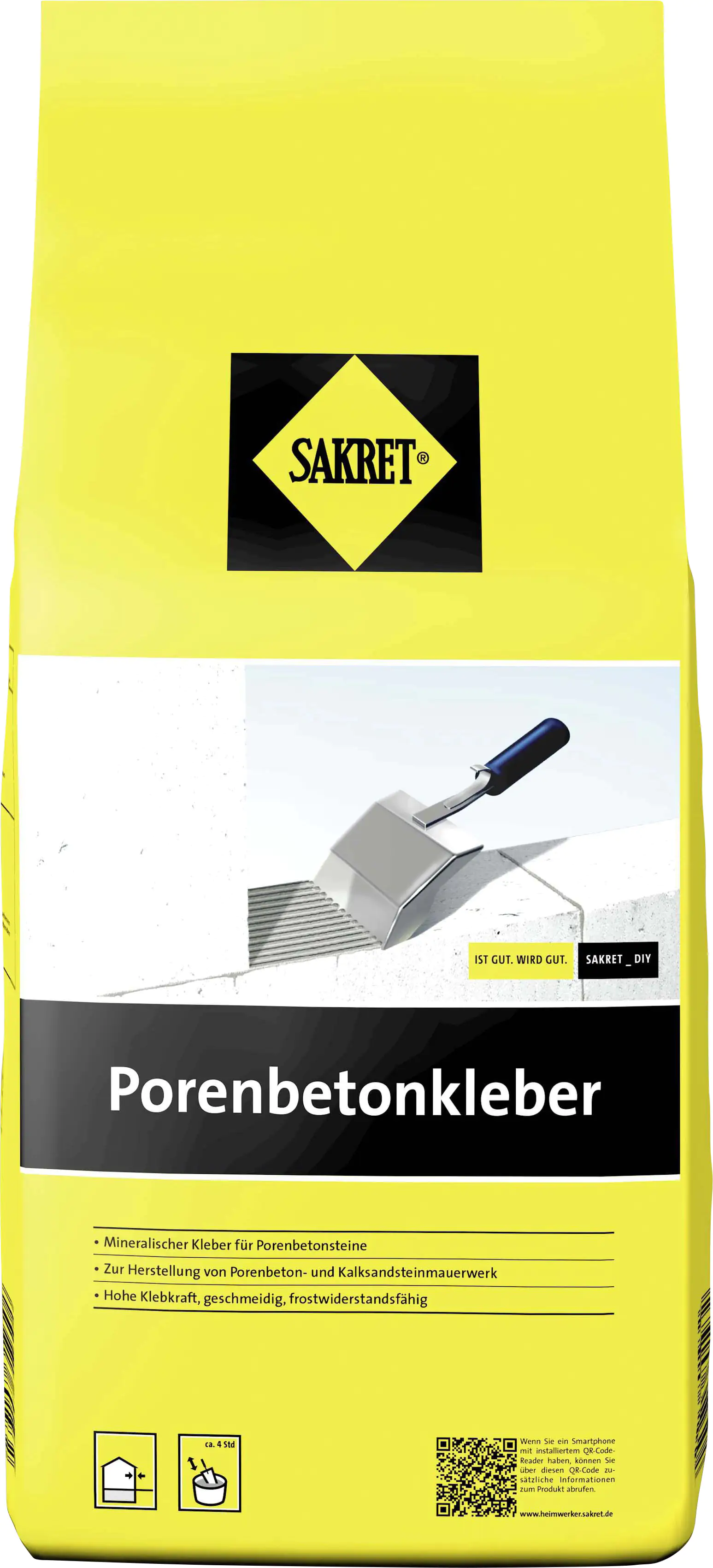 SAKRET Porenbetonkleber 5 kg SAKRET Porenbetonkleber 5 kg