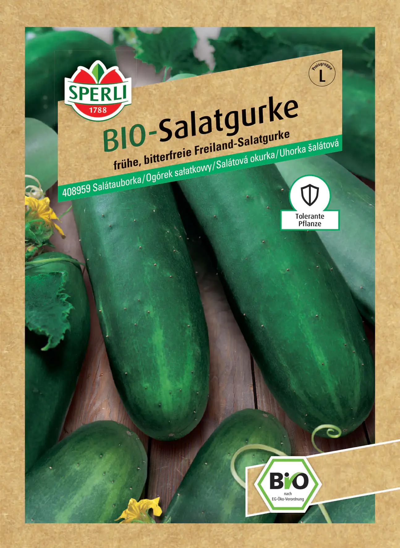 Sperli BIO Salatgurke Freiland