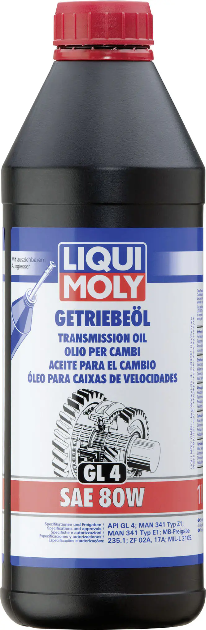 Liqui Moly Getriebeöl GL4 80W 1 L Liqui Moly Getriebeöl GL4 80W 1 L