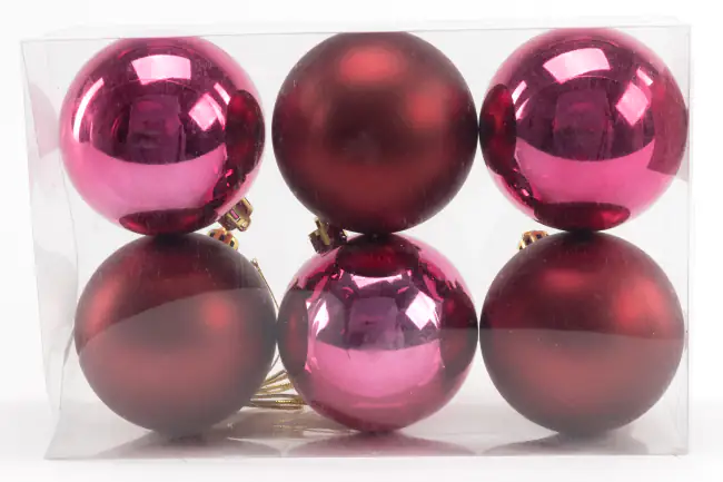 TrendLine Weihnachtskugeln aus Glas Ø 8 cm magnolienrosa 6 Stück TrendLine Weihnachtskugeln aus Glas Ø 8 cm magnolienrosa 6 Stück