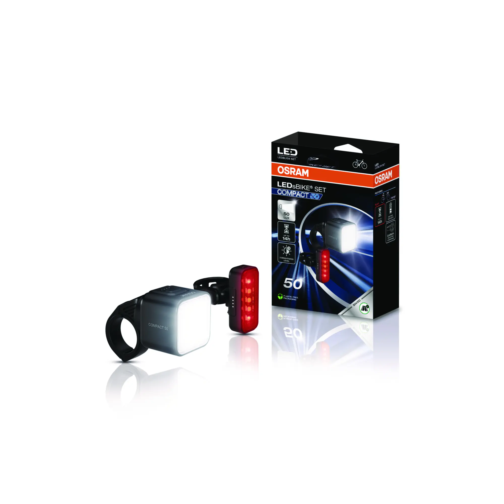 Osram LED-Fahrradbeleuchtungset Compact 50