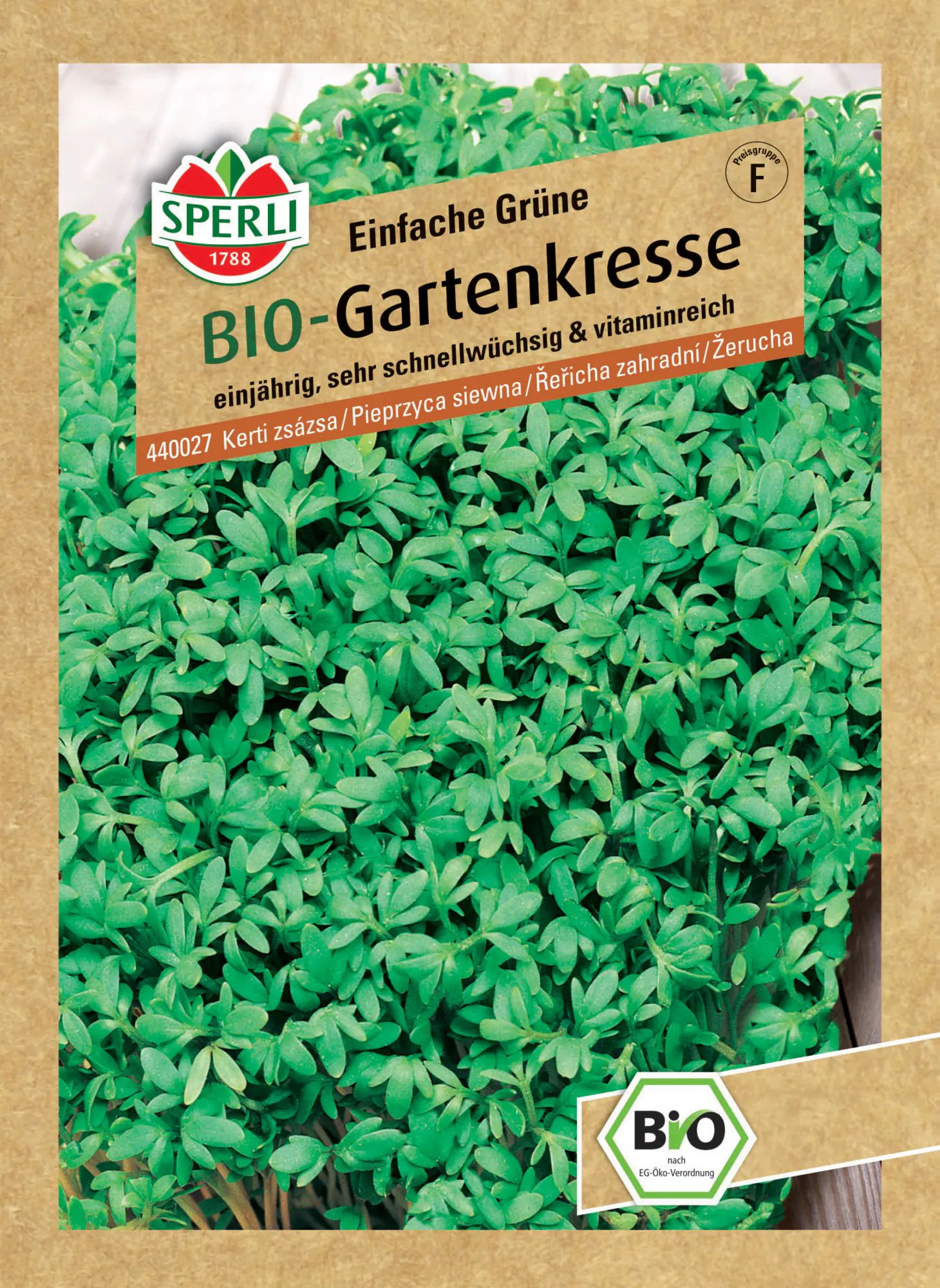 Sperli BIO Gartenkresse