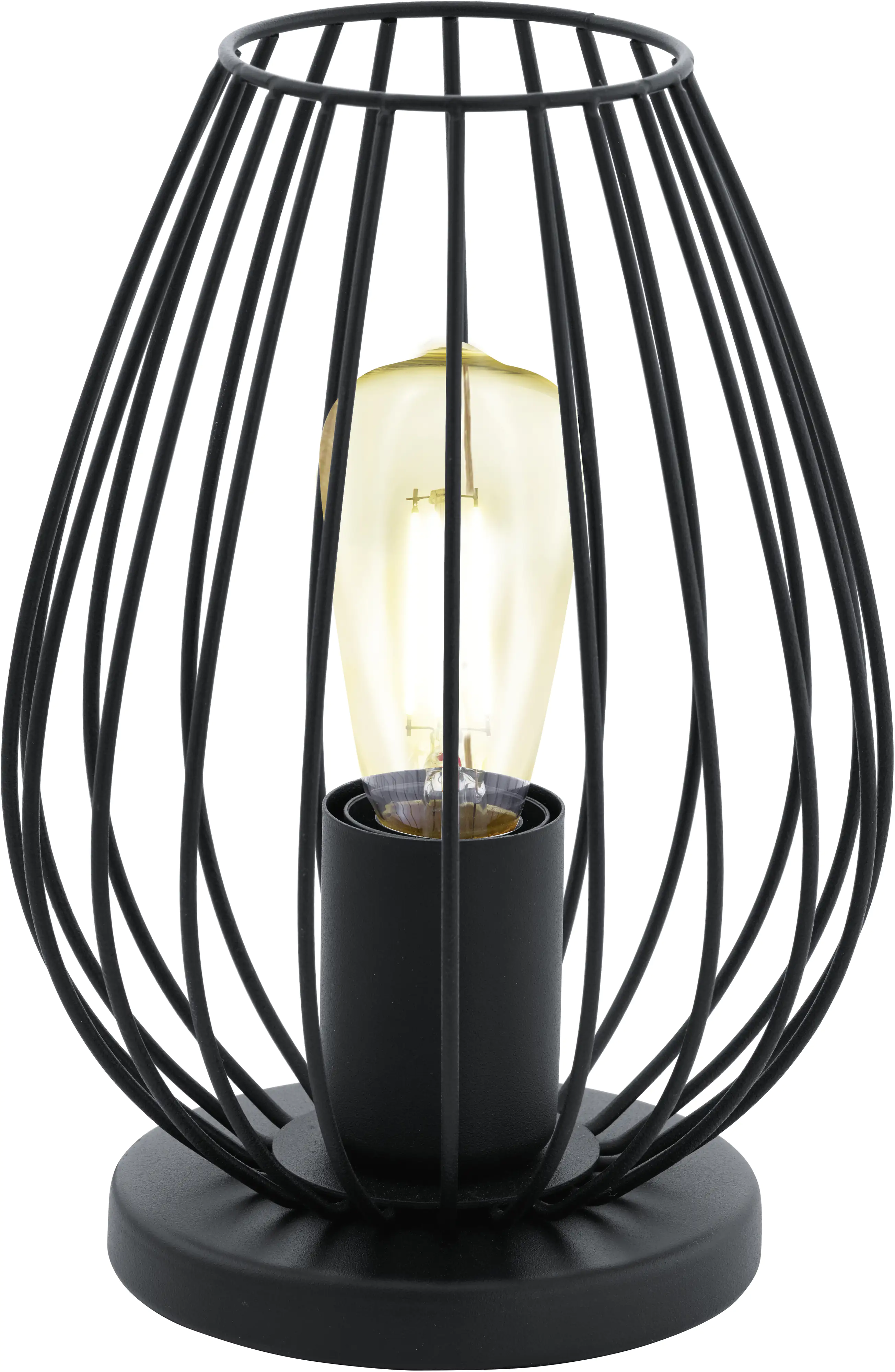 Eglo Tischleuchte Newtown schwarz 23 x 16 cm E27, max. 60 W Eglo Tischleuchte Newtown schwarz 23 x 16 cm E27, max. 60 W