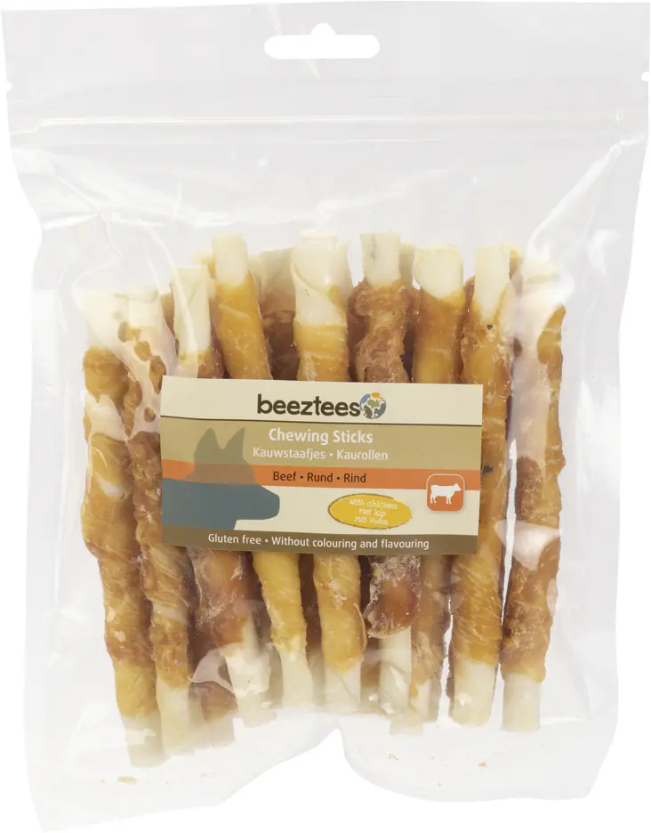 Beeztees Kaustange Huhn Hundesnack 20 St.