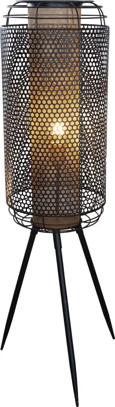 Globo Stehleuchte Denton 110 cm schwarz