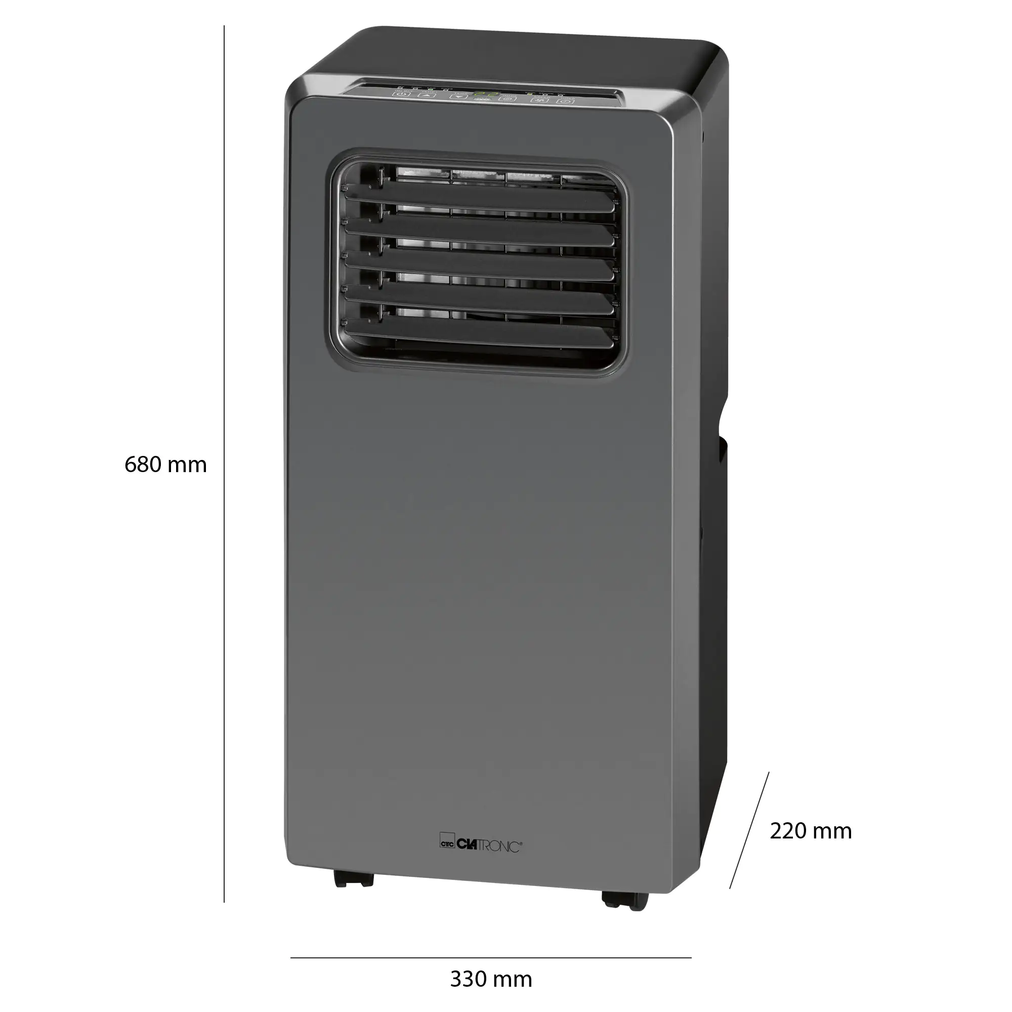 4006160638080 Clatronic Klimagerät CL 3672 8000 BTU, LED-Display, EEK A