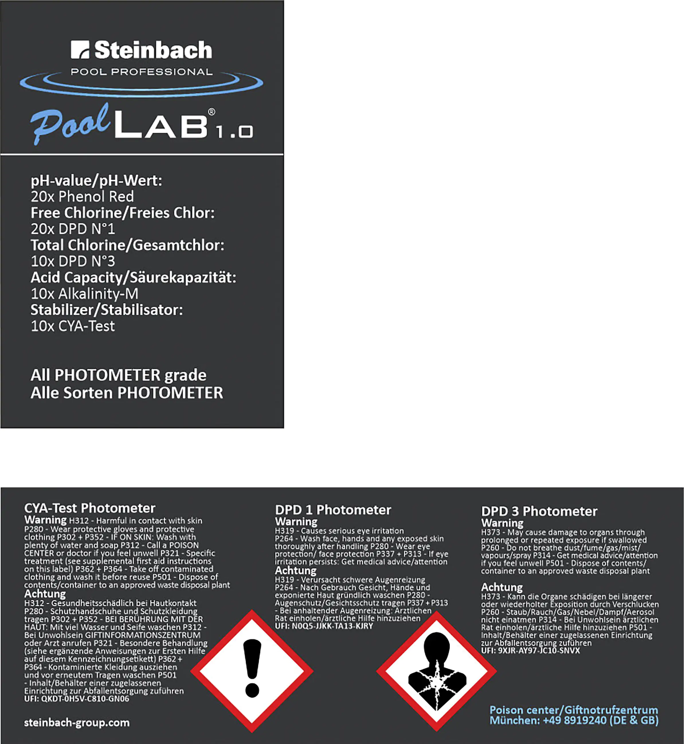Steinbach Wasseranalyse Pool Professional PoolLab