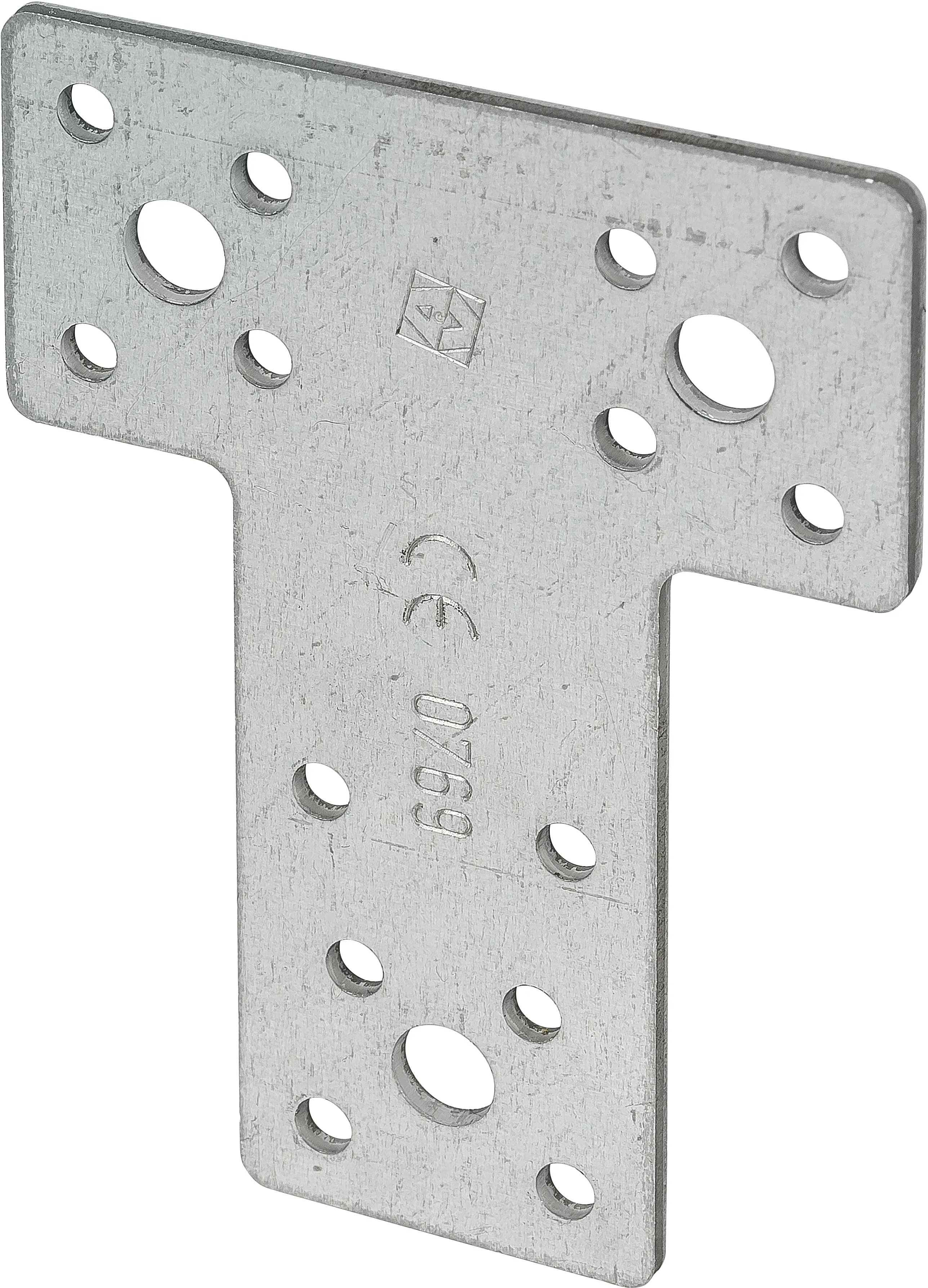 Vormann T-Flachverbinder sendzimir verzinkt 80 x 68 x 38 mm