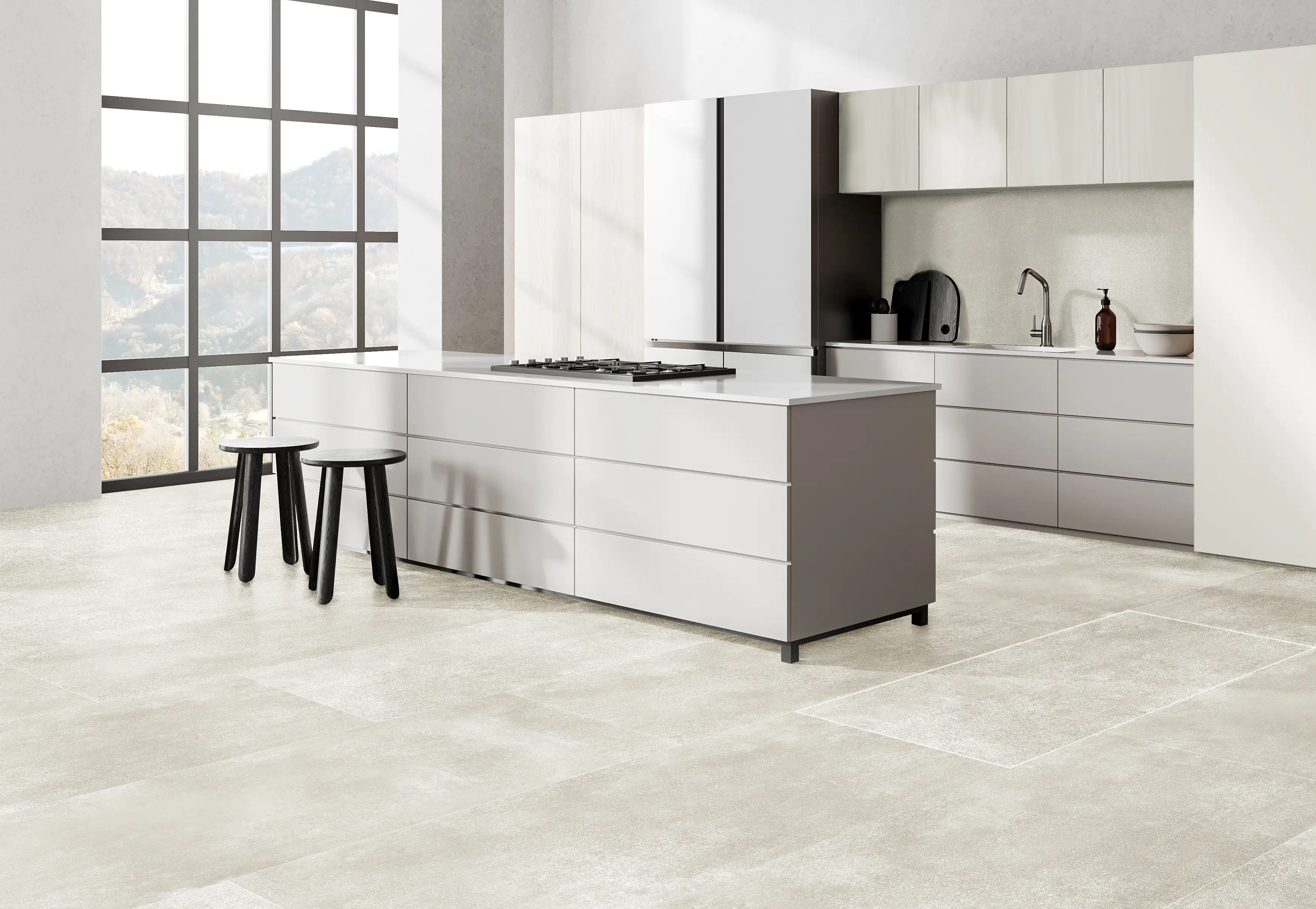 Bodenfliese Feinsteinzeug Marte  60 x 120 cm weiß Bodenfliese Feinsteinzeug Marte  60 x 120 cm weiß