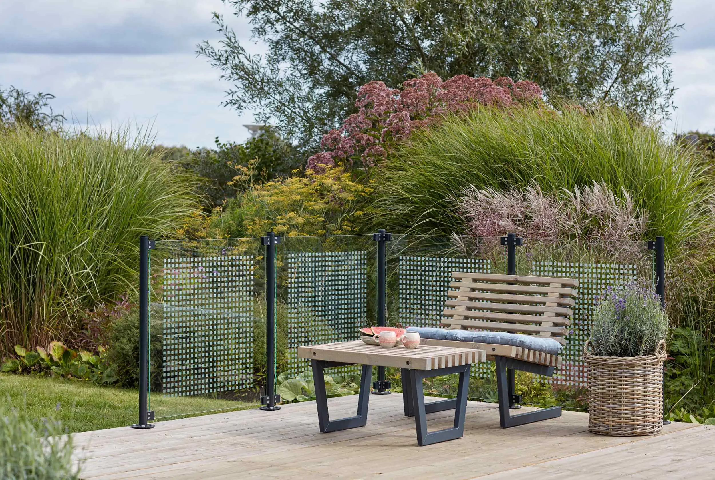 Plus Sessel Siesta 69 cm natur-schwarz