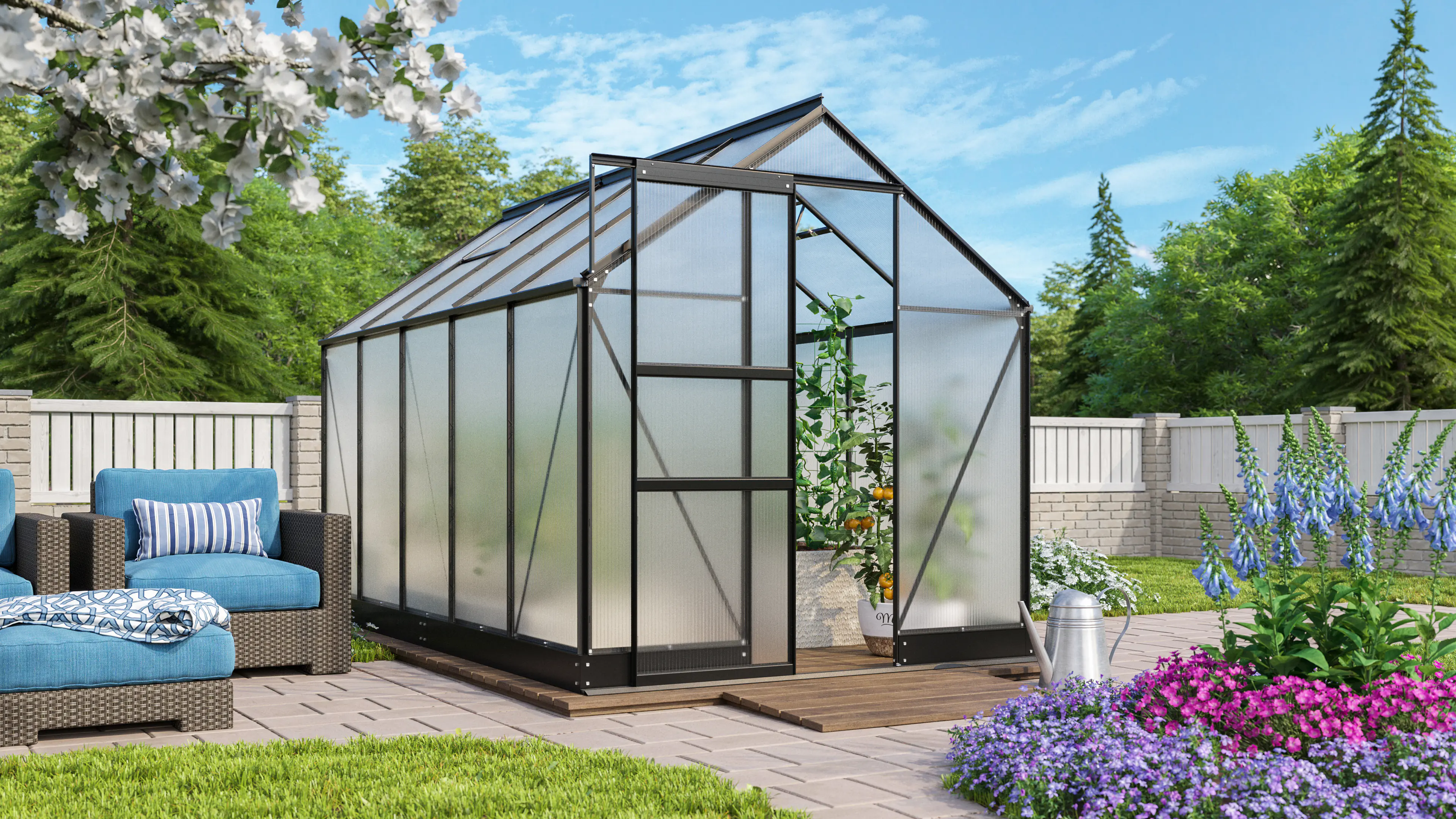 Vitavia Gewächshaus Apollo 6200 195 x 323 cm 4 mm HPK