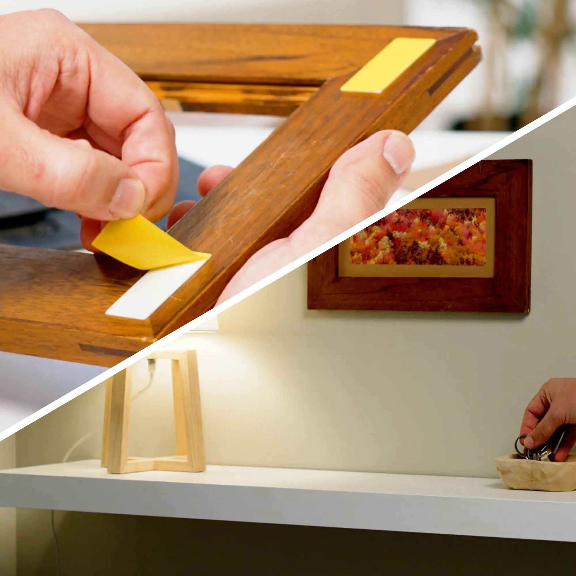 Pattex Kleben statt Bohren Klebe-Strips 10 Klebestreifen je 20 x 40mm, weiß