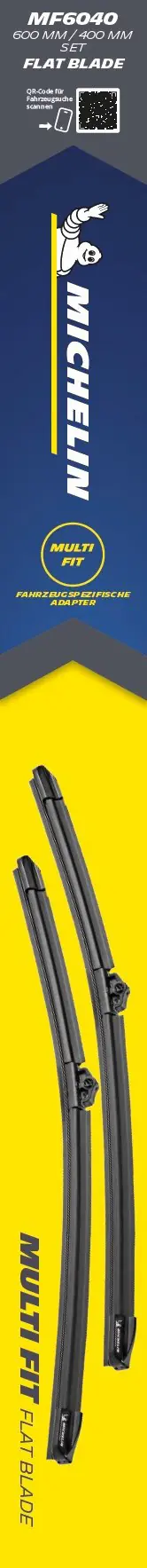 Michelin Scheibenwischer Multi Fit Set MF6040 Michelin Scheibenwischer Multi Fit Set MF6040