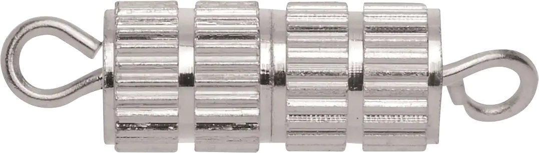 Glorex Schraubverschluss 5 x 11 mm 1 Stück, silberfarben