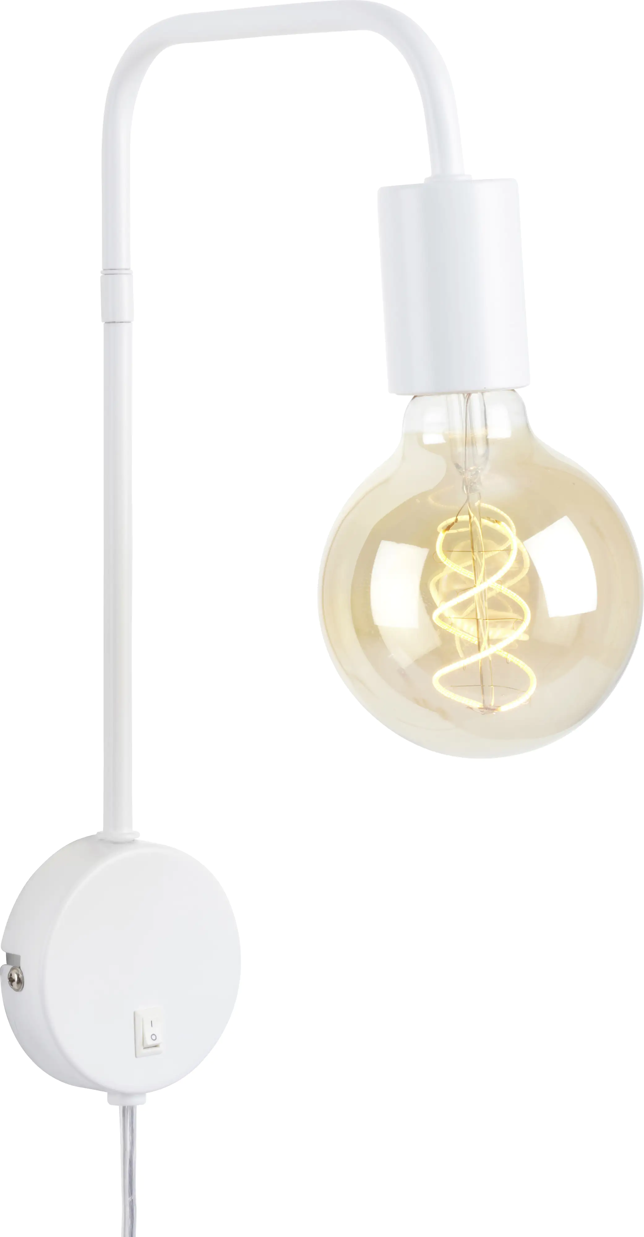 Briloner Bettleuchte Alva weiß E27, max. 40W