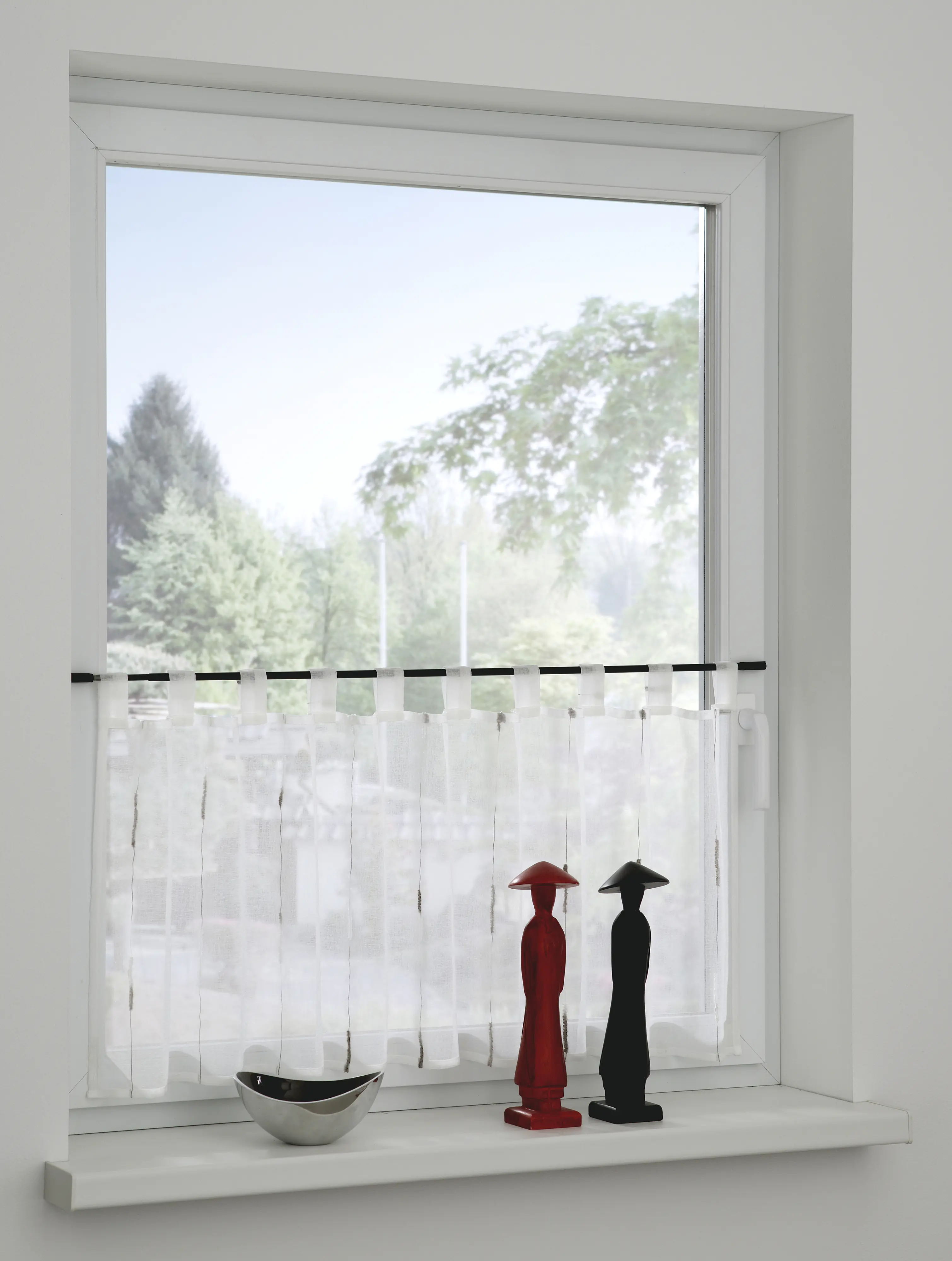 Gardinia Spannvitrage Ø 7-9 mm schwarz-matt 90 cm - 130 cm 