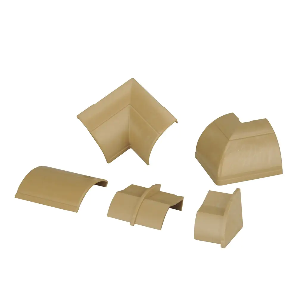 D-Line Design Kabelkanal Zubehör-Set 22x22mm holzoptik, 9-teilig