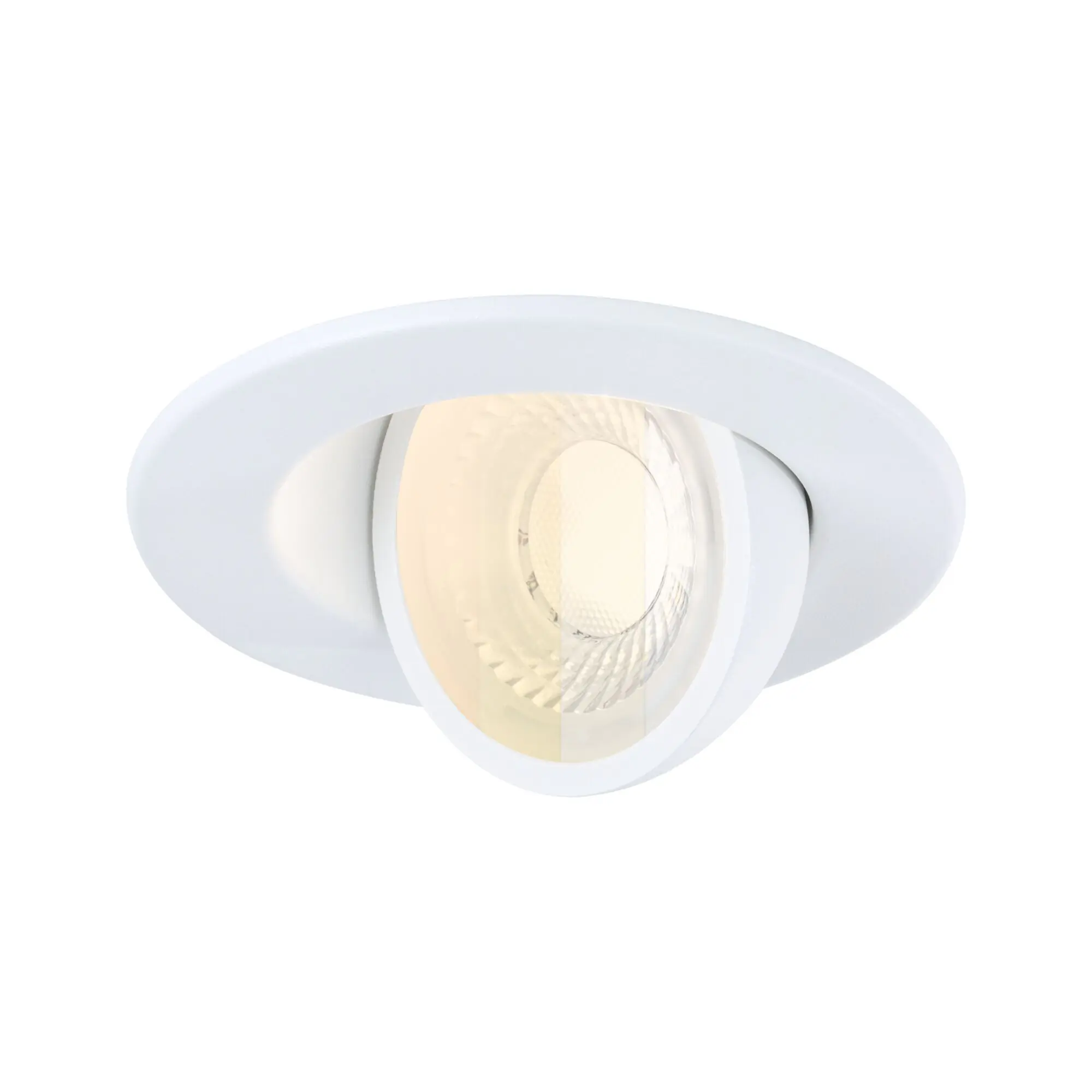 Paulmann LED-Einbauleuchte Zina 5/8 W Ø 9 cm dimmbar weiß matt