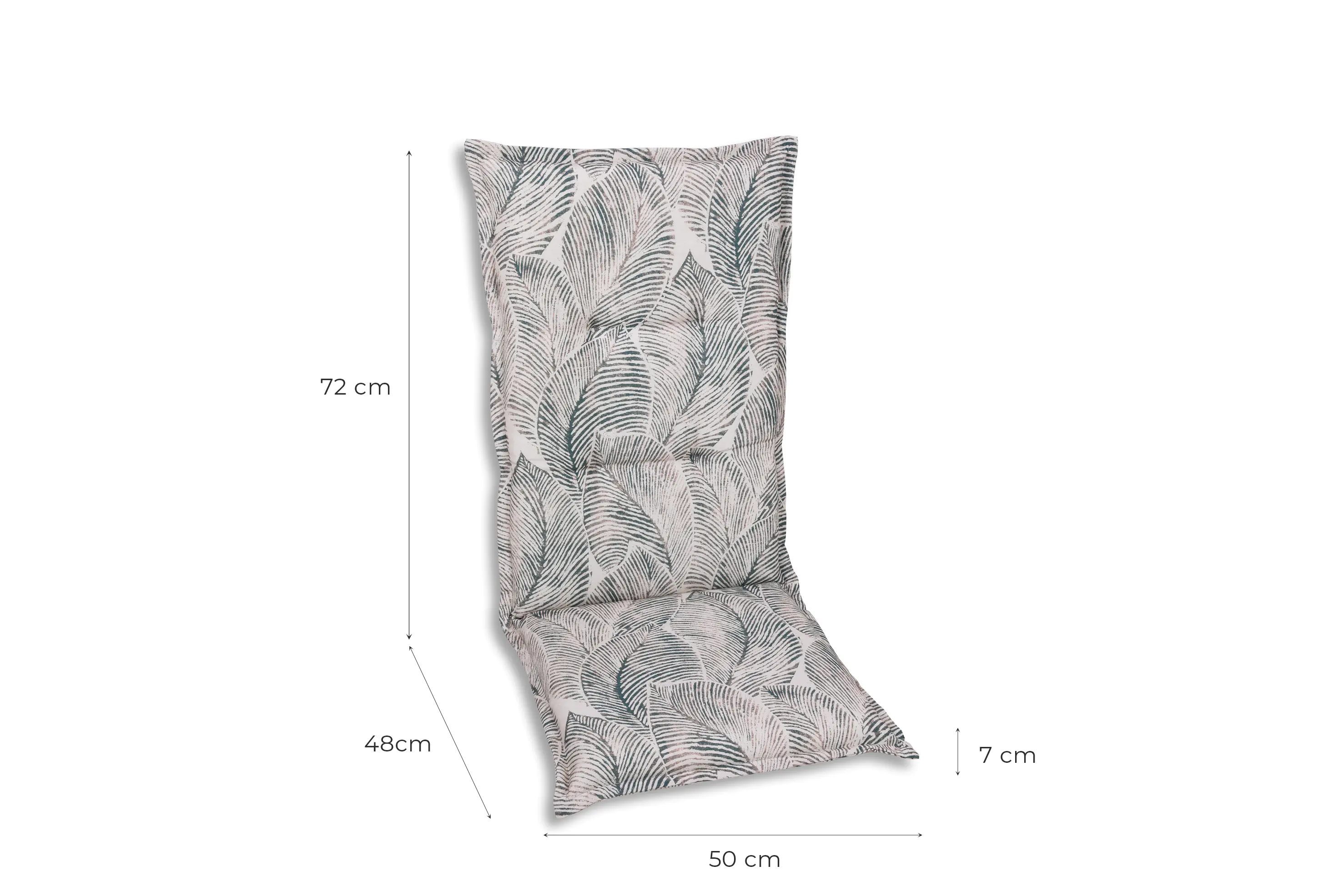 GO-DE Hochlehner-Auflage 120 x 50 x 7 cm grau GO-DE Hochlehner-Auflage 120 x 50 x 7 cm grau