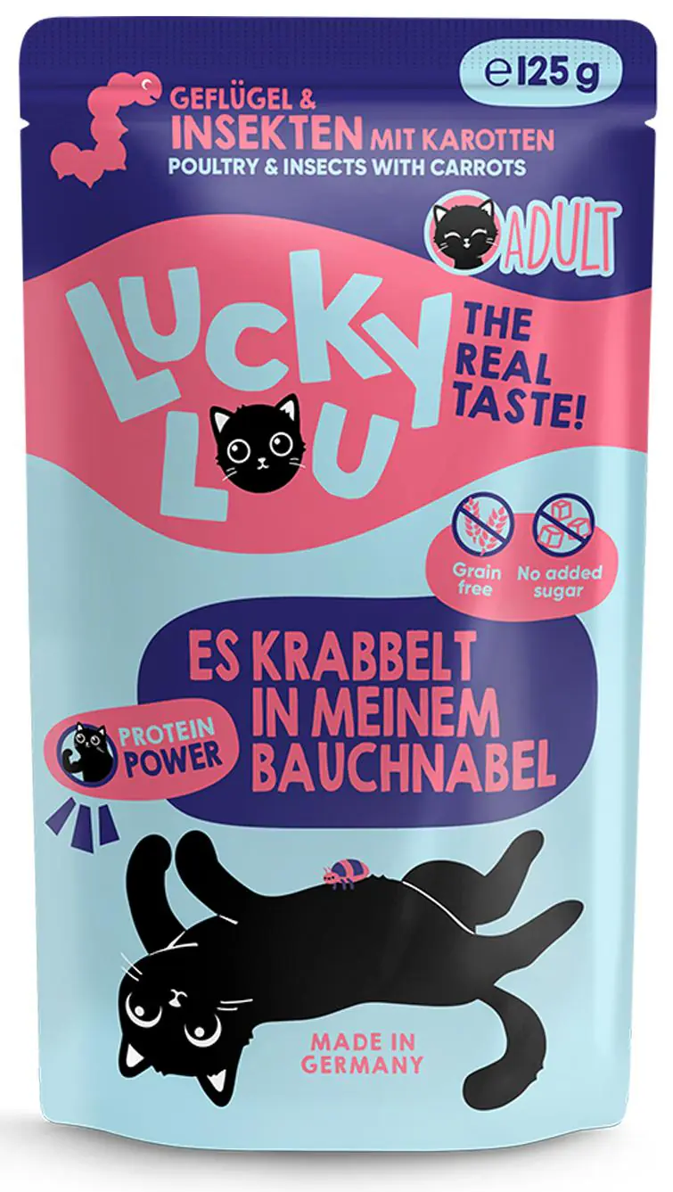 Lucky Lou Lifestage Adult Geflügel und Insekten 125g