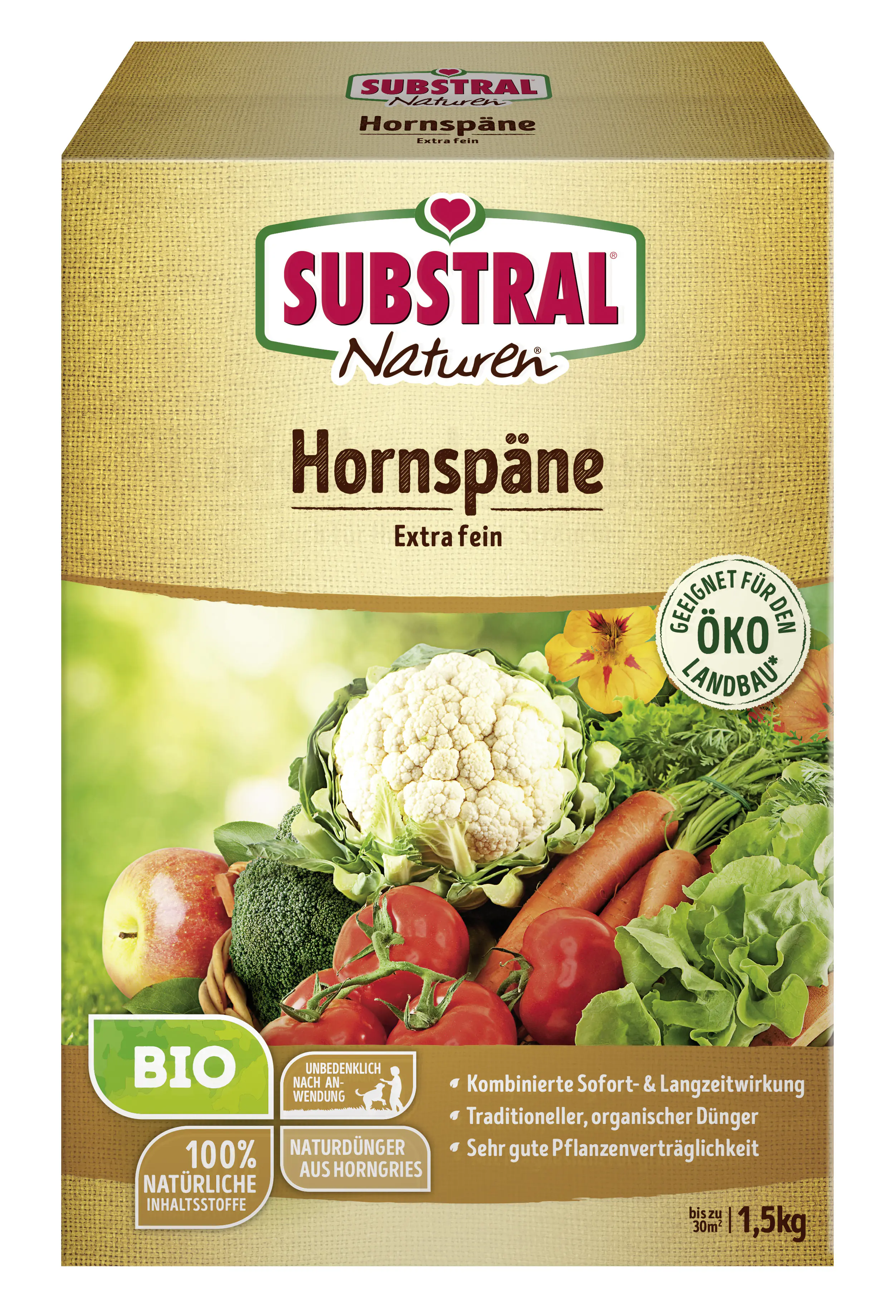 Naturen Bio Hornspäne 1,5 kg