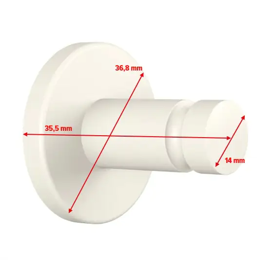 tesa Moon White Handtuchhaken weiß 1 Haken tesa Moon White Handtuchhaken weiß 1 Haken